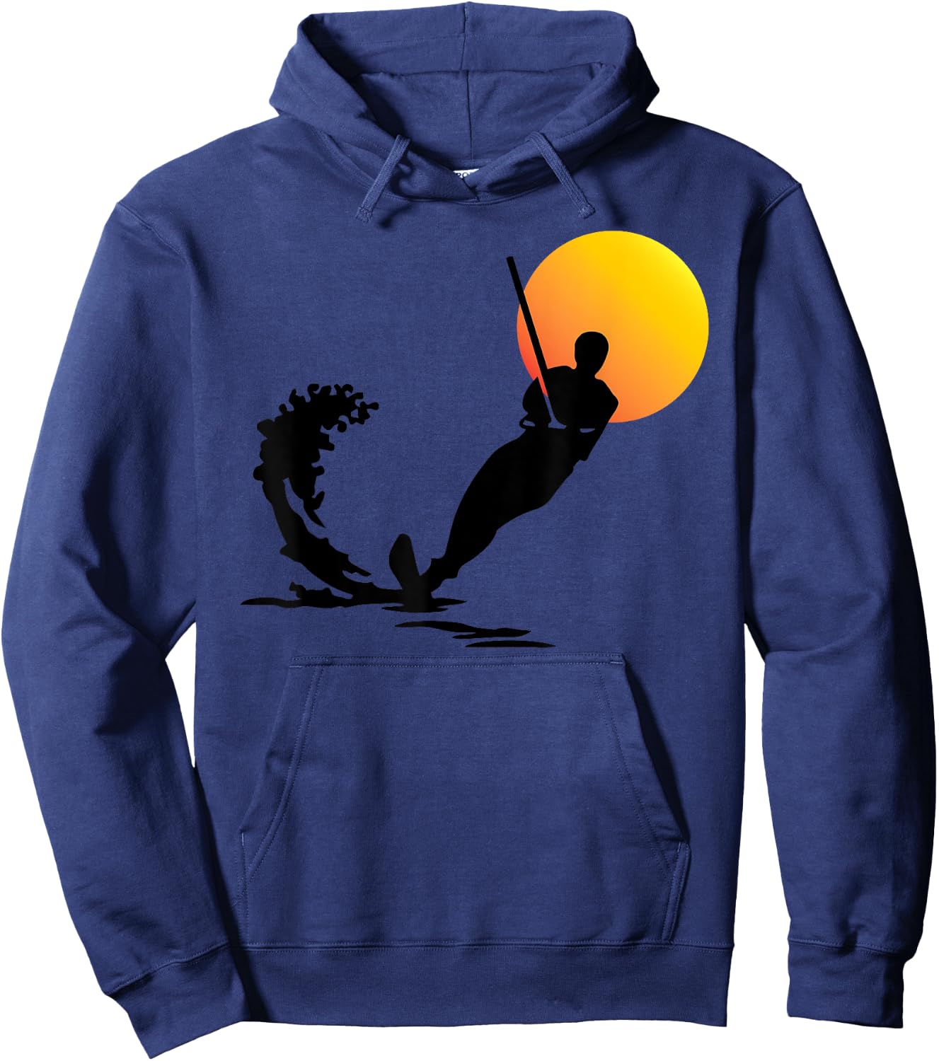 Water Skiing Shirt | Cool Surface Water Sport Lovers Gift Hoodie - Hoodie | Navy