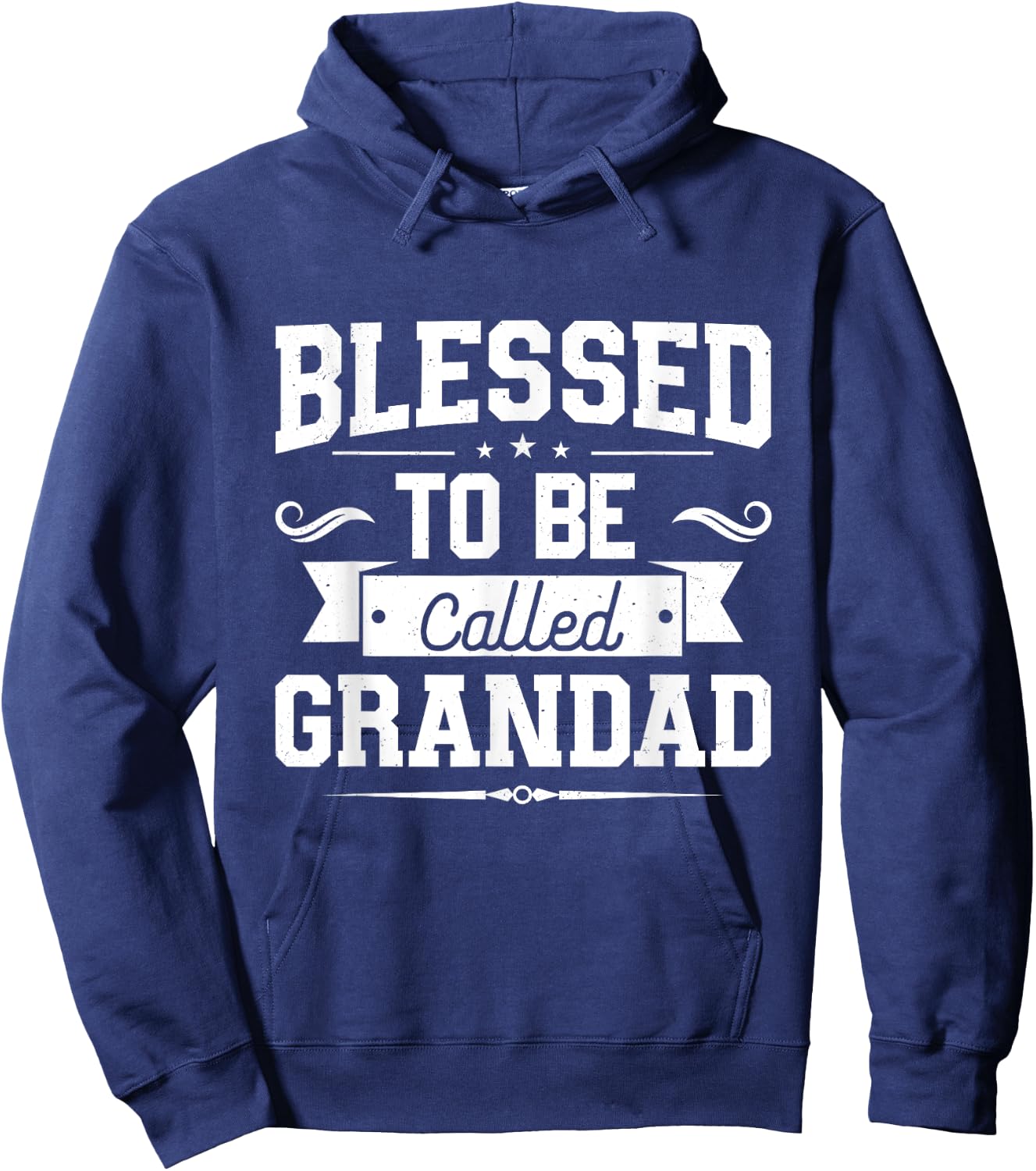 Blessed To Be Called Grandad Gifts For Father's Day Dad Men Hoodie - Hoodie | Navy