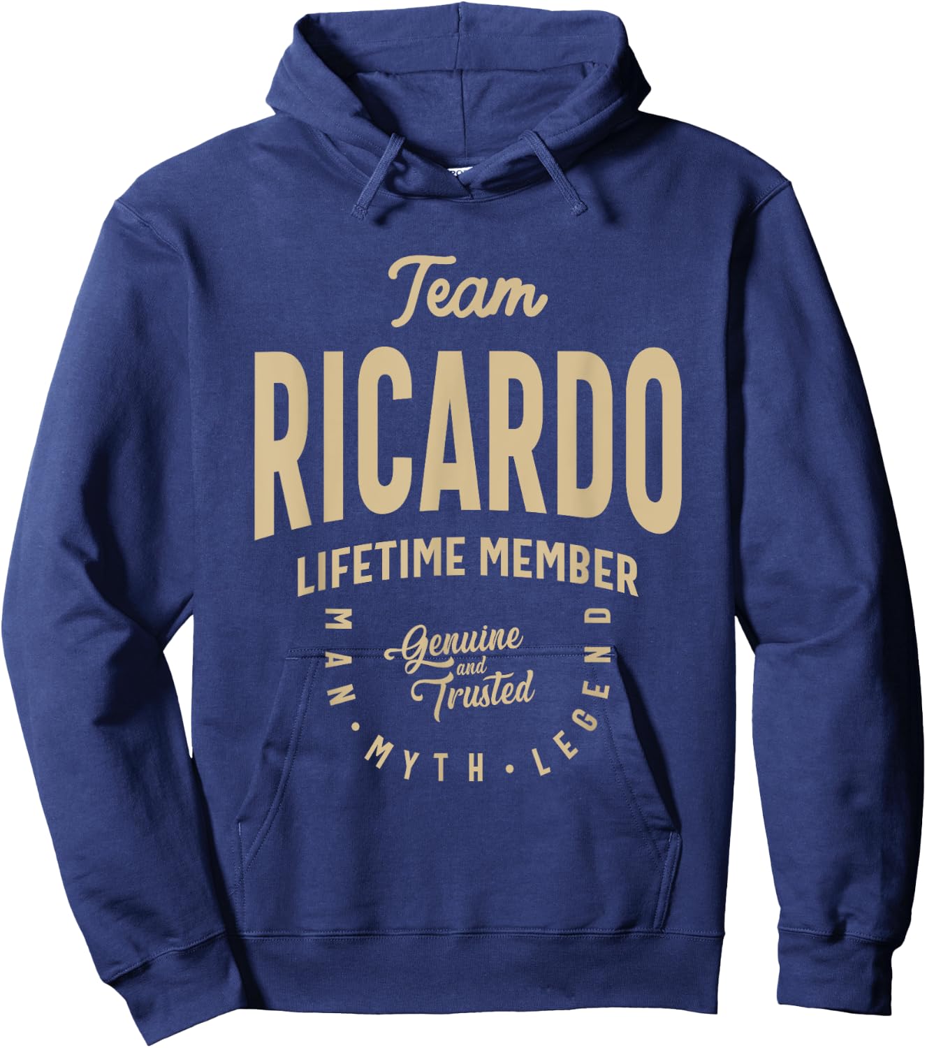Team Ricardo Lifetime Member Funny Name Ricardo Hoodie - Hoodie | Navy
