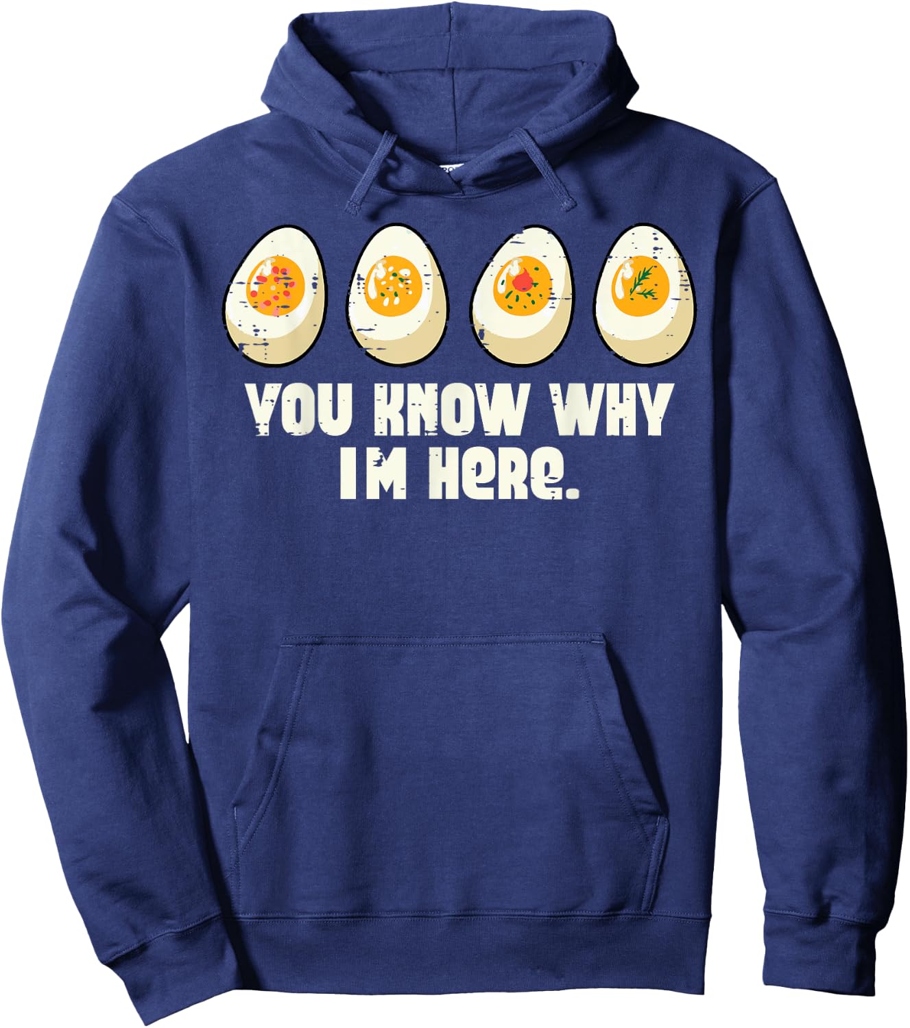 Deviled Eggs You Know Why Im Here Thanksgiving Men Women Kid Hoodie - Hoodie | Navy