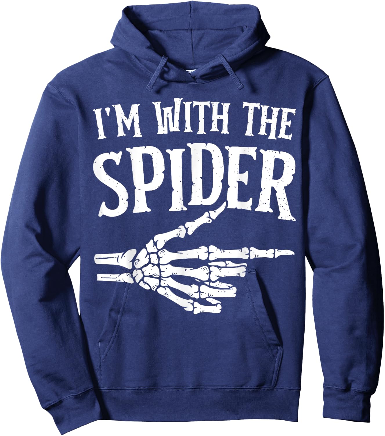 I'm with the Spider Funny Halloween Costume Hoodie - Hoodie | Navy