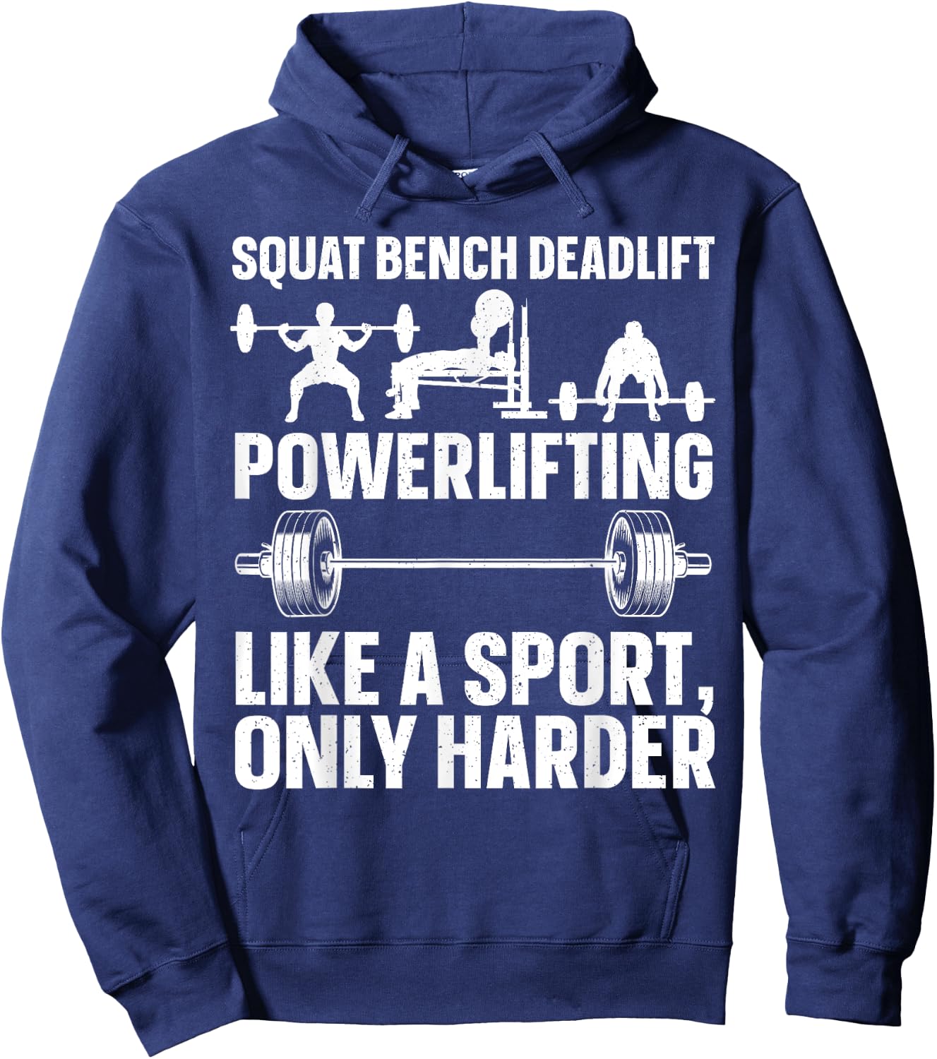 Powerlifting Design Women Weightlifter Power Lifting Hoodie - Hoodie | Navy