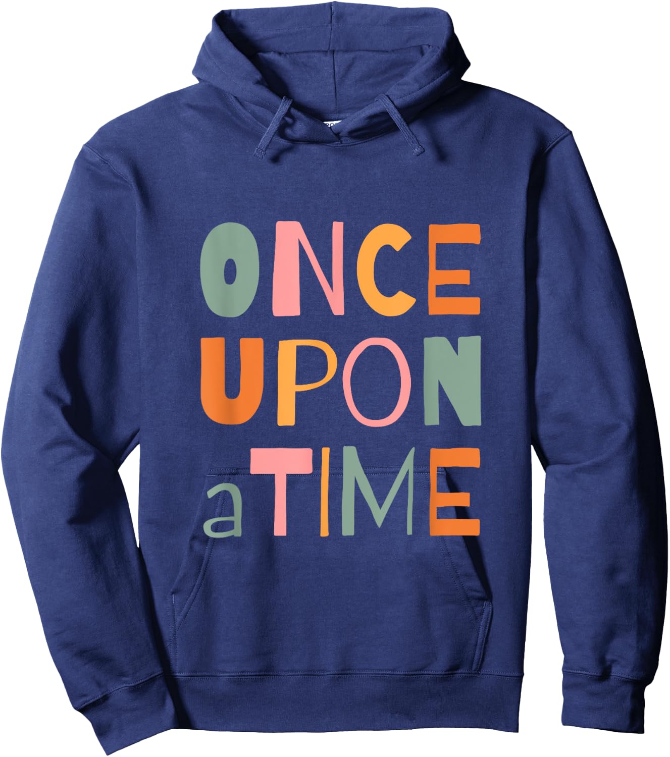 Once Upon A Time Storyteller Storytime Library Event Reading Hoodie - Hoodie | Navy