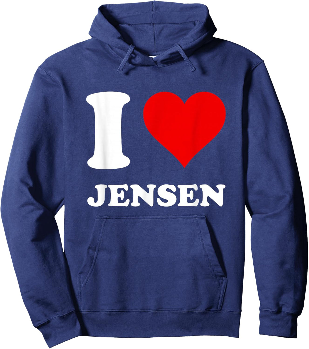 I Love Jensen Hoodie - Hoodie | Navy