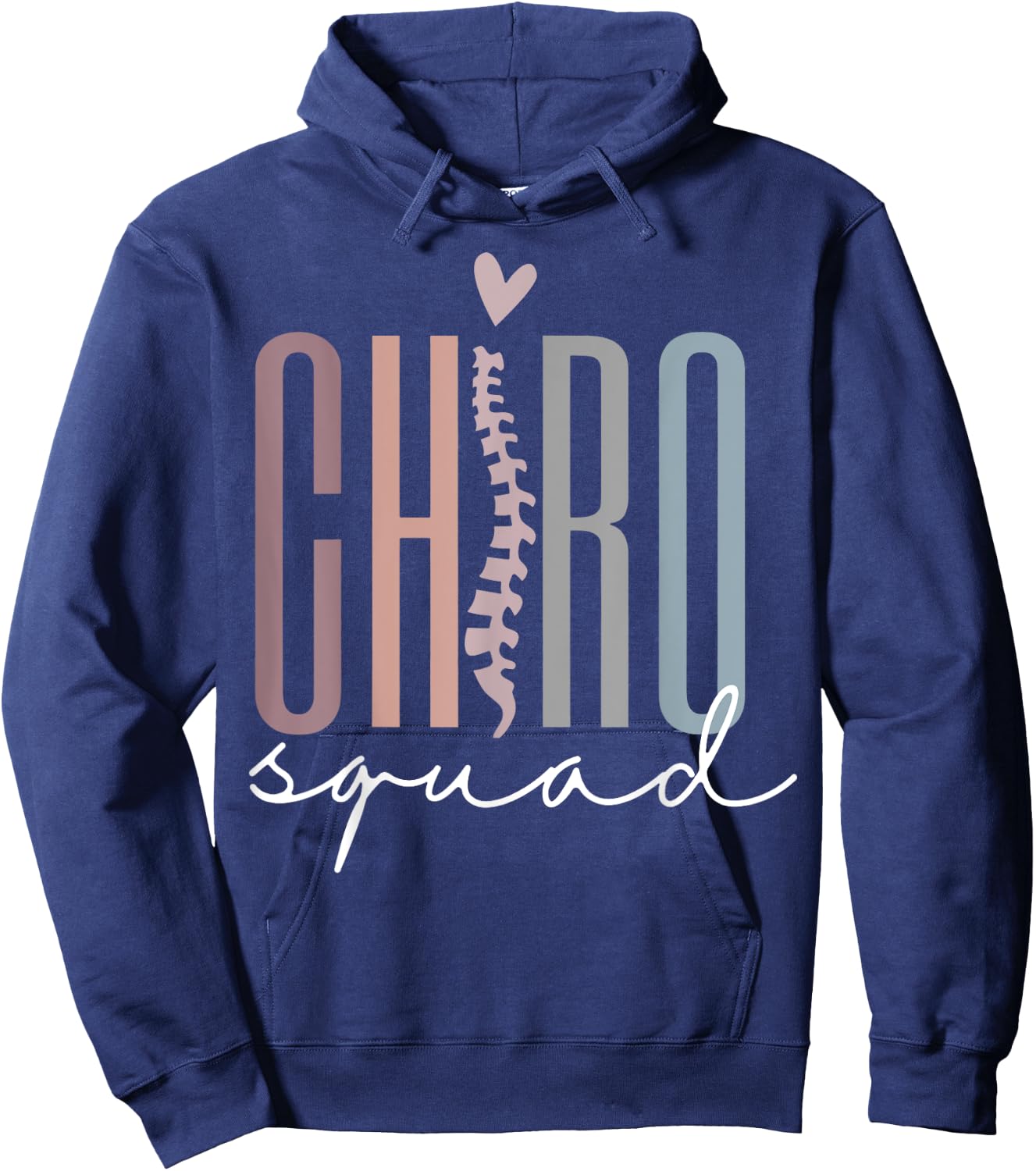 Chiro Squad Chiropractor Ofice Chiropractic Graduation Hoodie - Hoodie | Navy