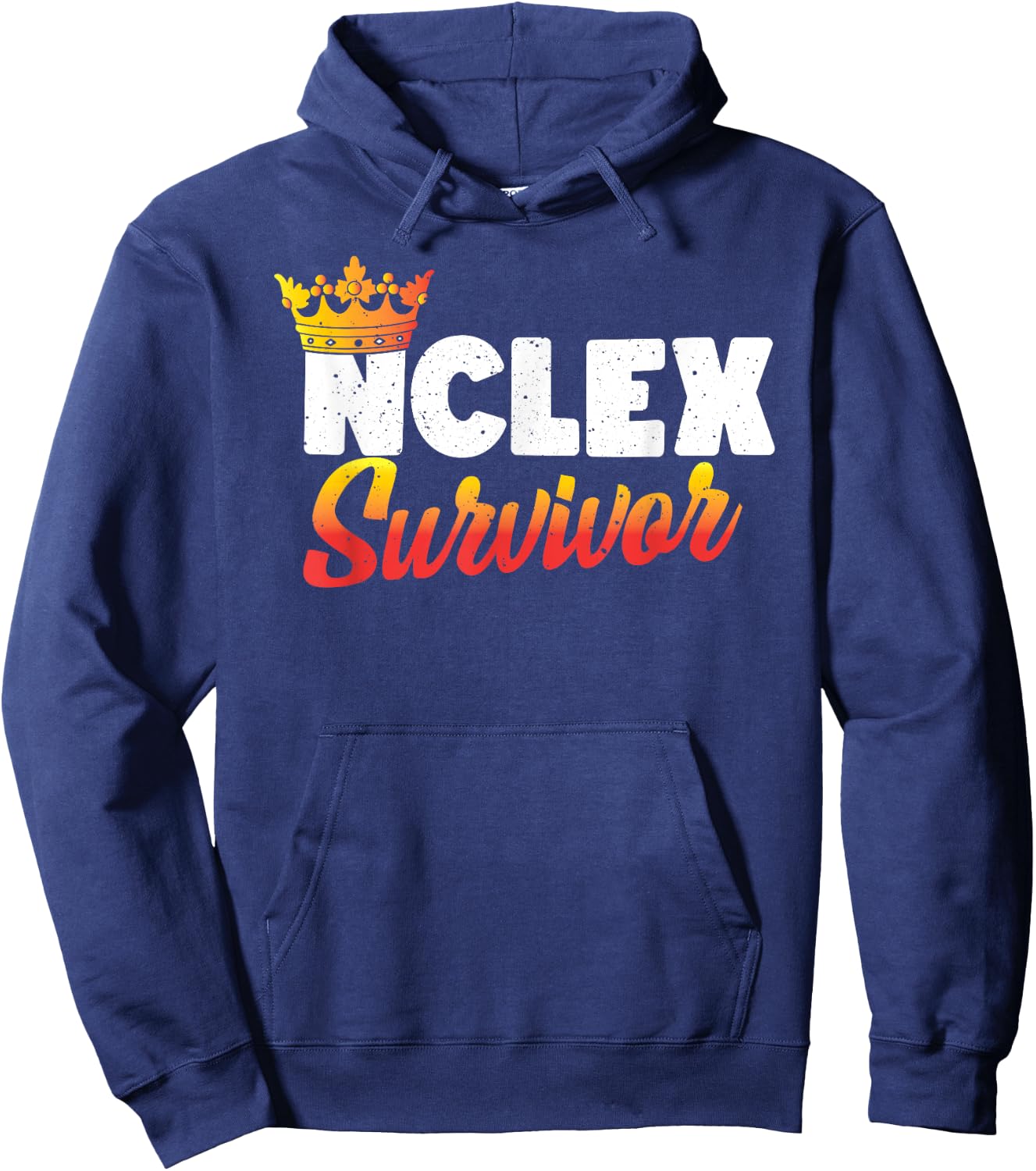 NCLEX Survivor - Funny Nursing Students Nurse Graduation Hoodie - Hoodie | Navy
