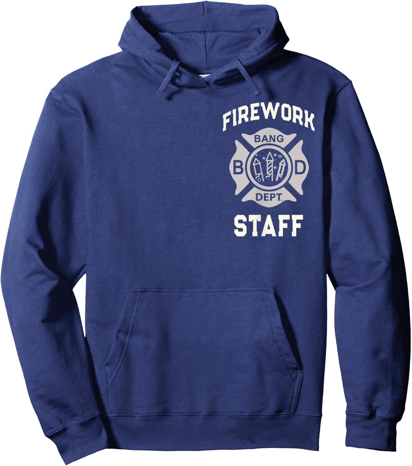 July 4th FIREWORK STAFF Squad Fireworks Safety Director Pyro Hoodie - Hoodie | Navy