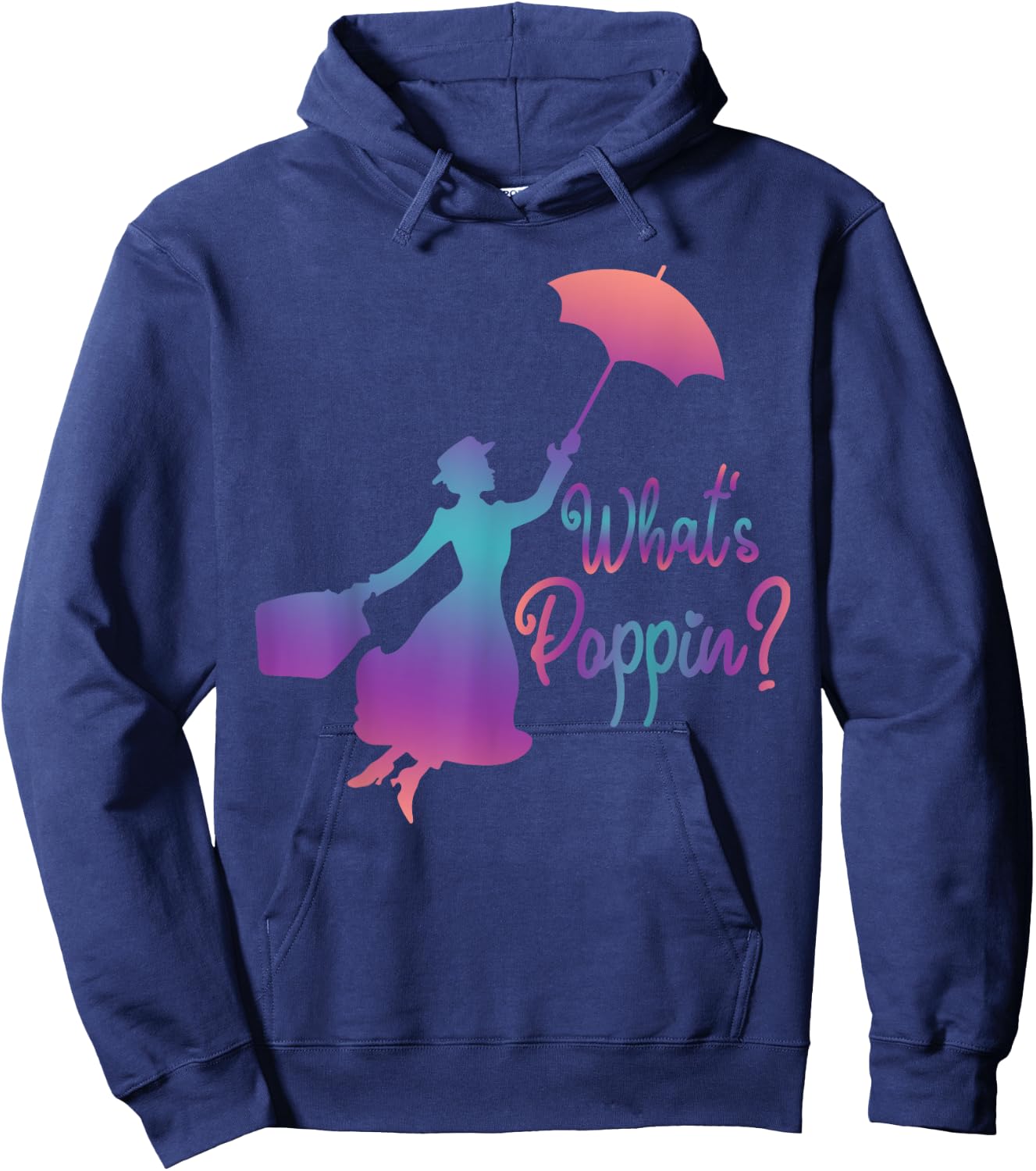 What Poppin? Funny Outfits Vintage Movies Awesome Costume Hoodie - Hoodie | Navy