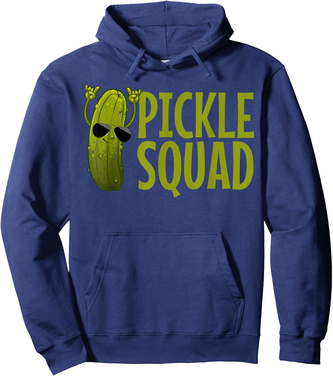 Cute Pickle Design Women Kids Cucumber Pickle Lover Hoodie - Hoodie | Navy