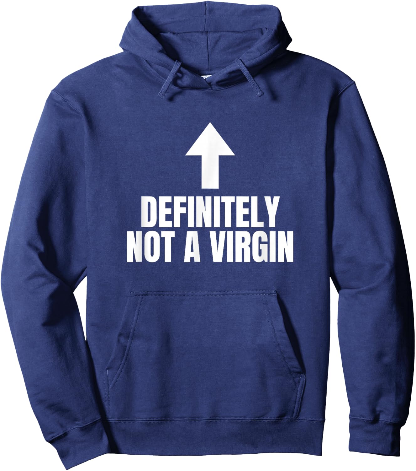 Funny Cringe Adult Joke Witty Meme Hoodie - Hoodie | Navy