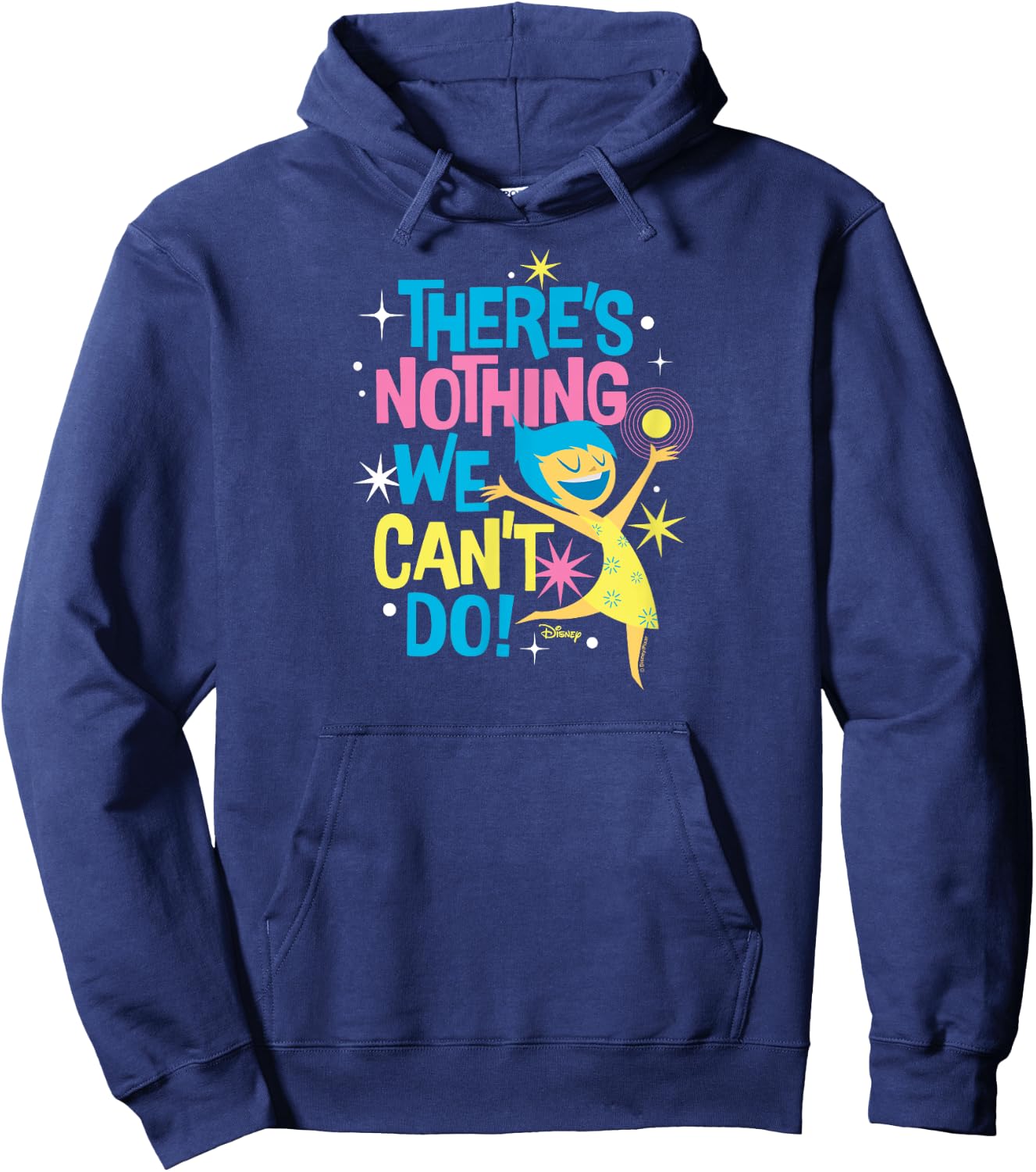 Inside Out 2 - Joy Character There's Nothing We Can't Do Hoodie - Hoodie | Navy
