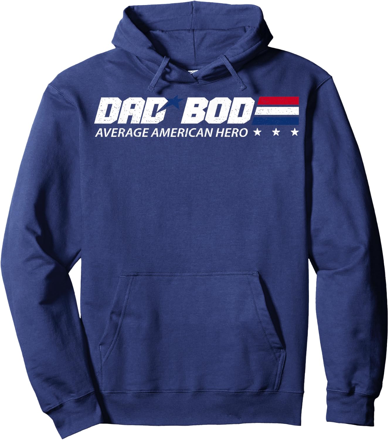 Dad BOD Average American Hero Hoodie - Hoodie | Navy