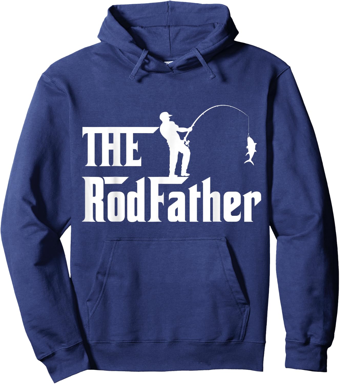 Men's Father's Day Rod Father Fishing funny fathers day Hoodie - Hoodie | Navy