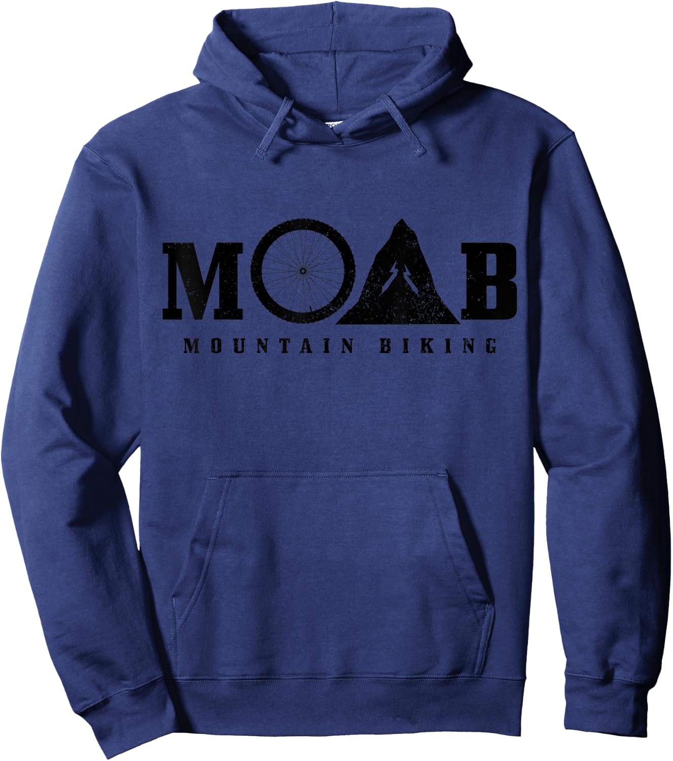 Moab Utah Mountain Bike MTB Downhill Biking Mountain Biker Hoodie - Hoodie | Navy