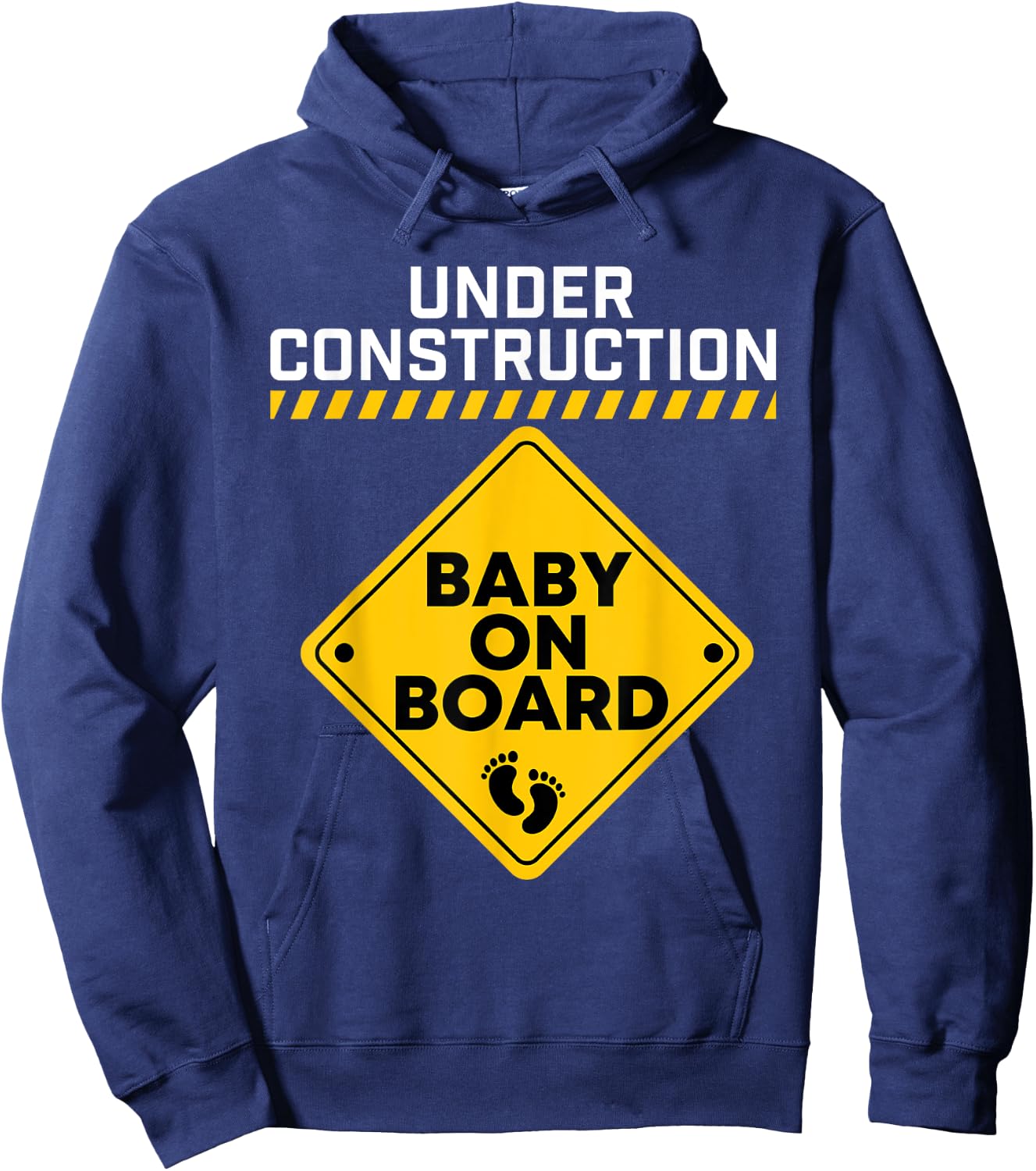 Baby On Board - Gender Reveal Baby Shower Pregnancy Hoodie - Hoodie | Navy