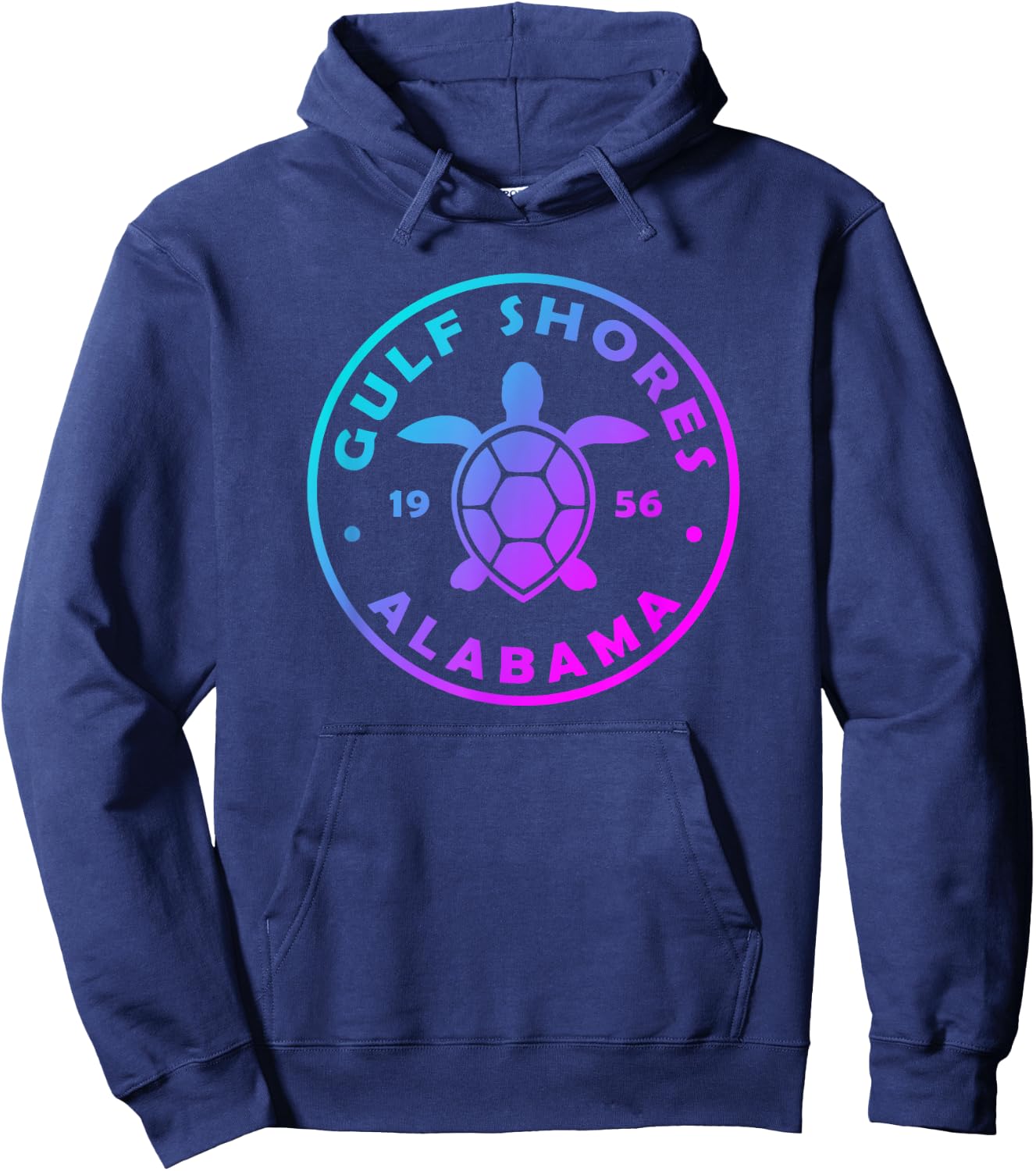 Gulf Shores Alabama Sea Turtle Boys Girls Tie Dye Souvenir Hoodie - Hoodie | Navy