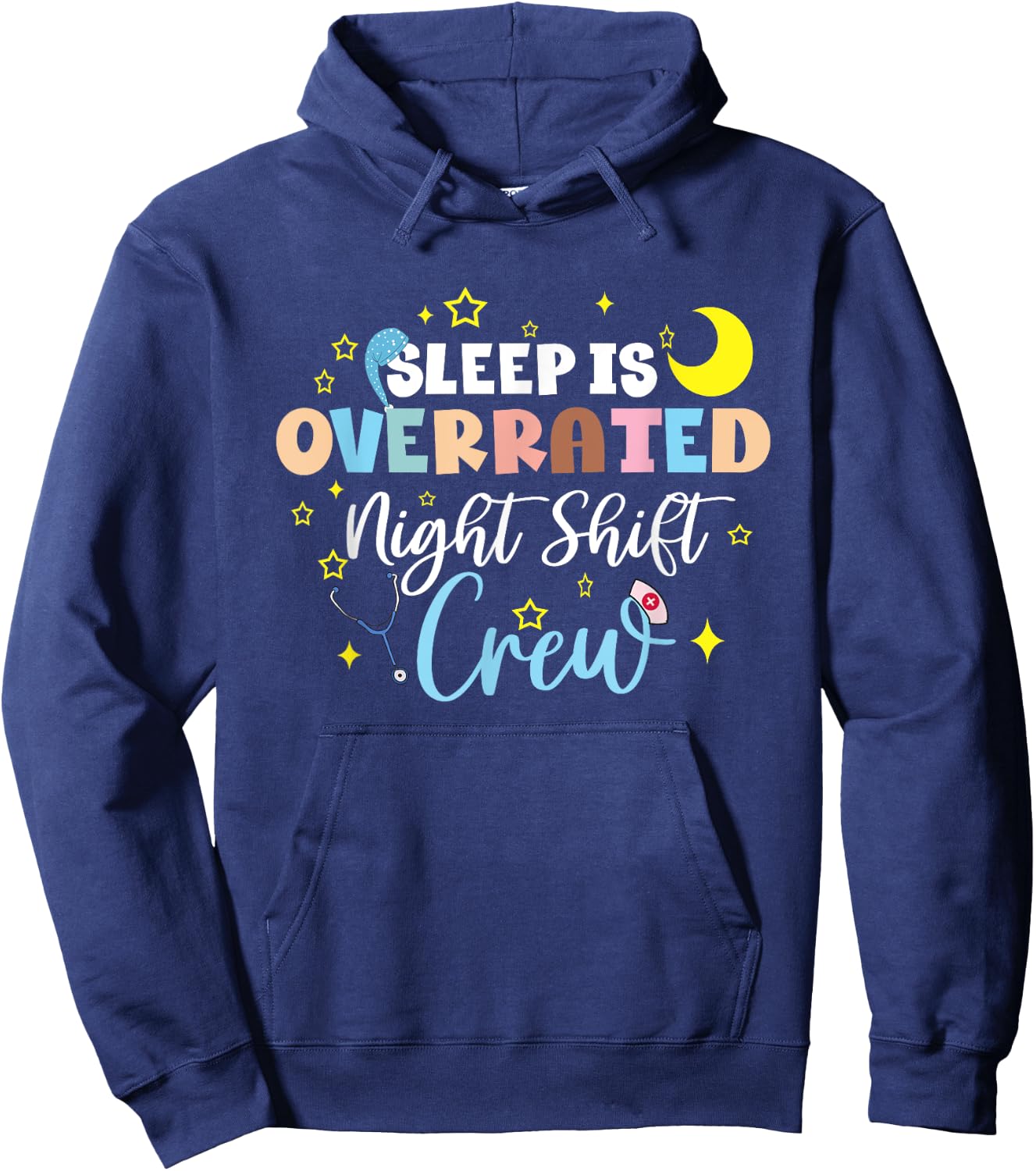 Nurse Hospital Helper Tool Lifesavers Nursing Night Shift Hoodie - Hoodie | Navy