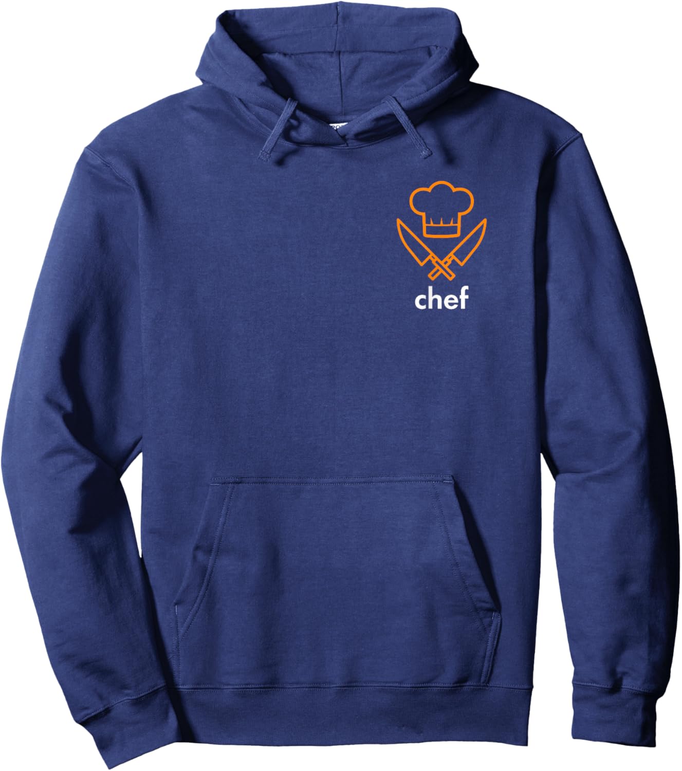 Chef Chest Pocket Knife . Kitchen, Cooking, Food Hoodie - Hoodie | Navy