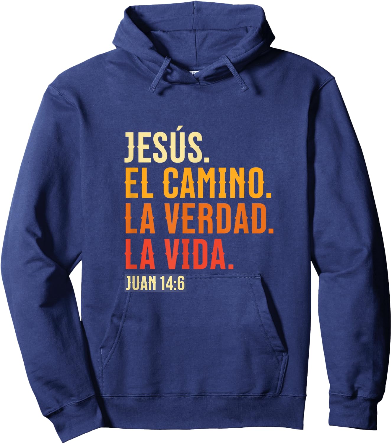 JESÚS. El camino, la verdad y la vida Hoodie - Hoodie | Navy