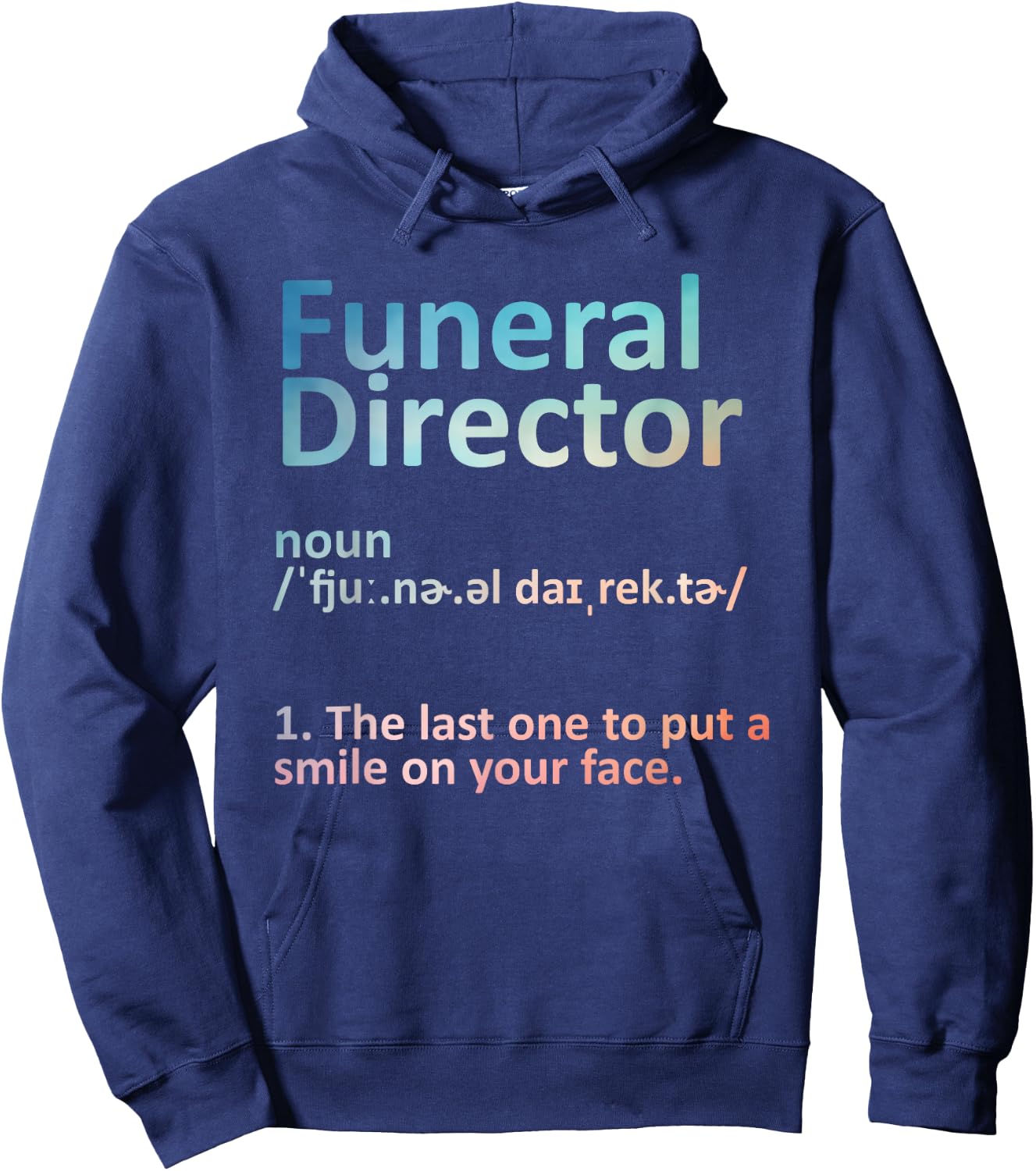 Cool Funeral Director Art Women Mortuary Mortician Hoodie - Hoodie | Navy