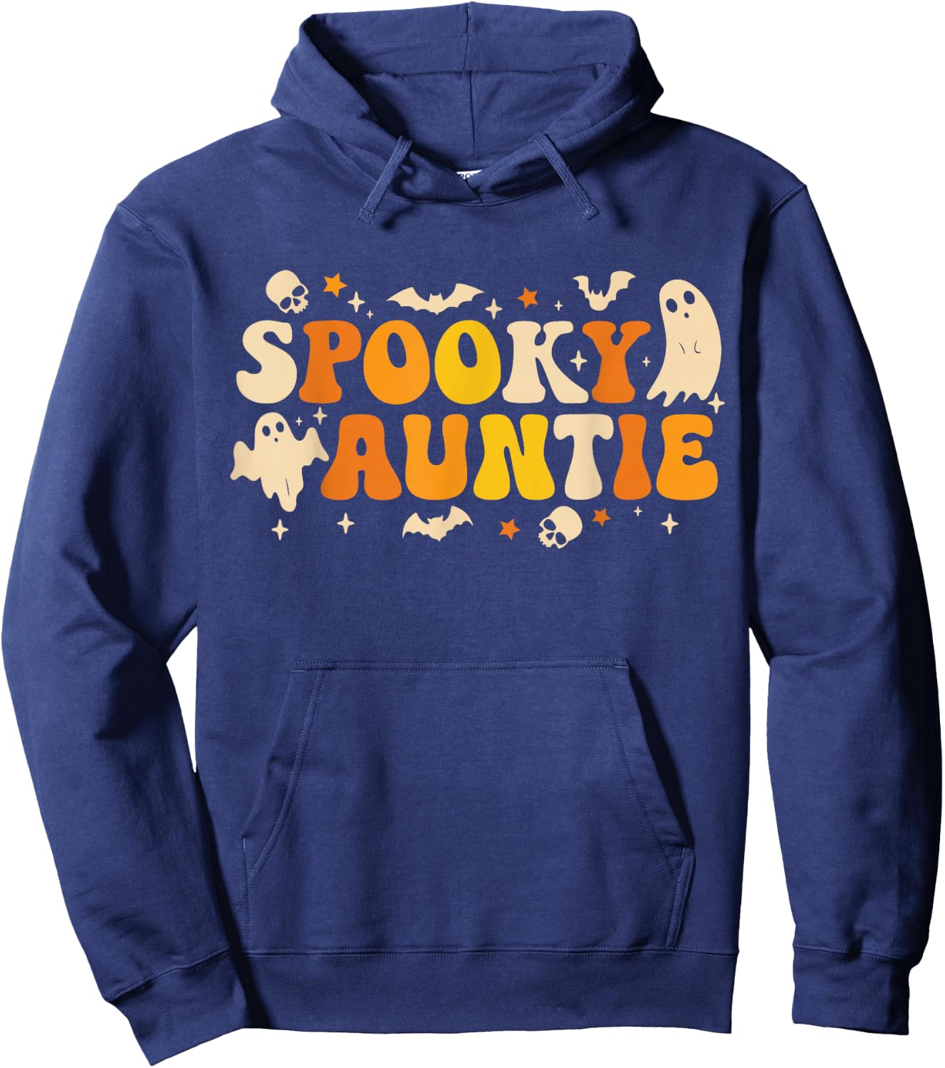 My Spooky Auntie Funny Aunt Halloween Costume Outfit Women Hoodie - Hoodie | Navy