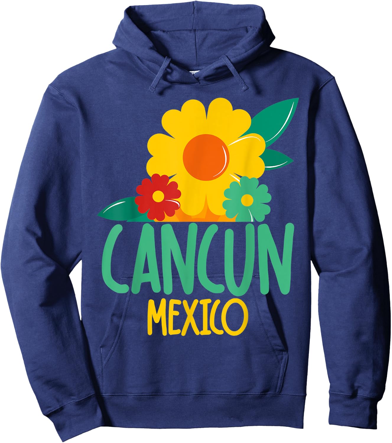 Cancun Mexico Shirts Vacation Travel Getaway Tropical Hoodie - Hoodie | Navy