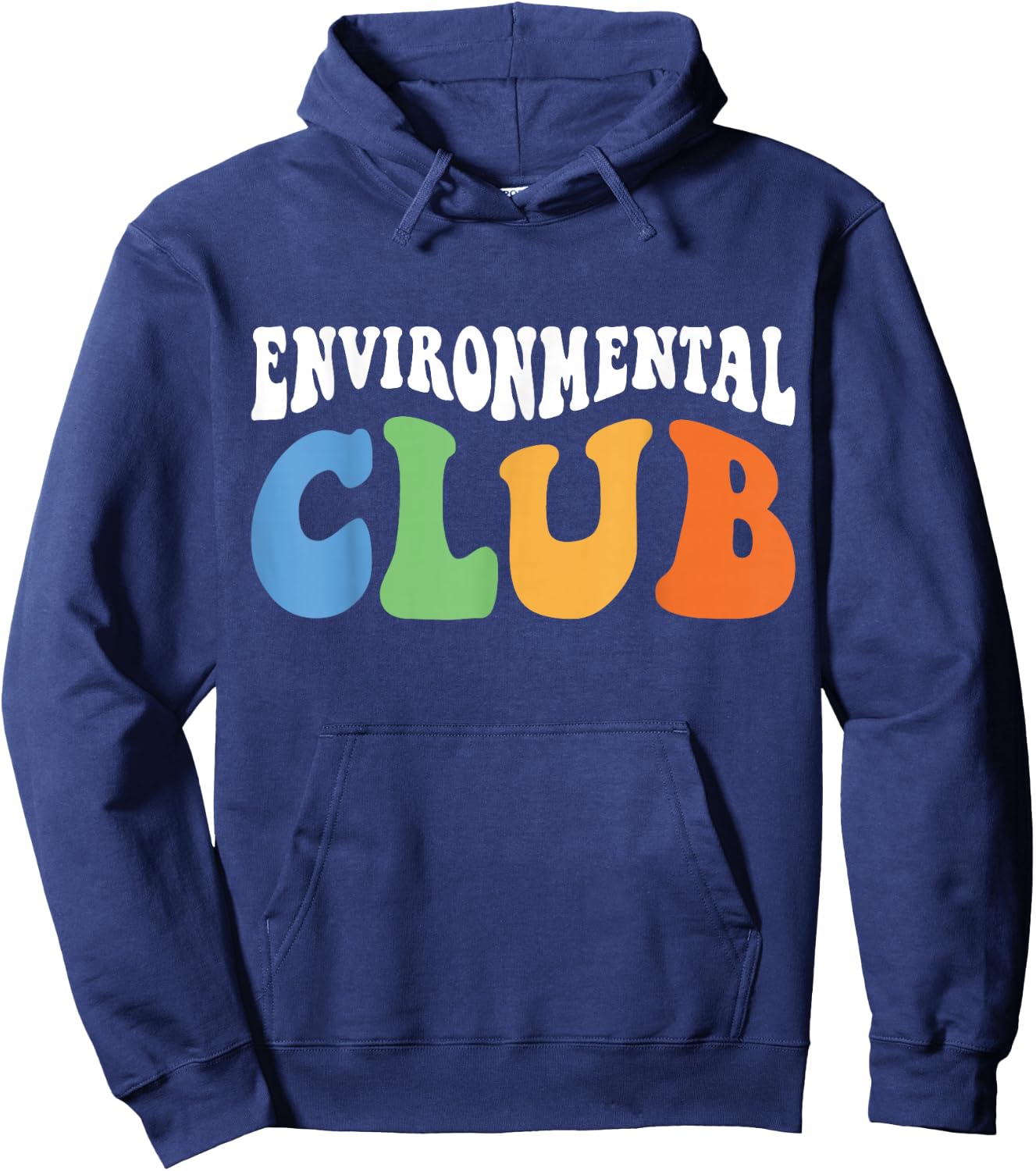 Men Women Boys Girls Funny Retro School Environmental Club Hoodie - Hoodie | Navy