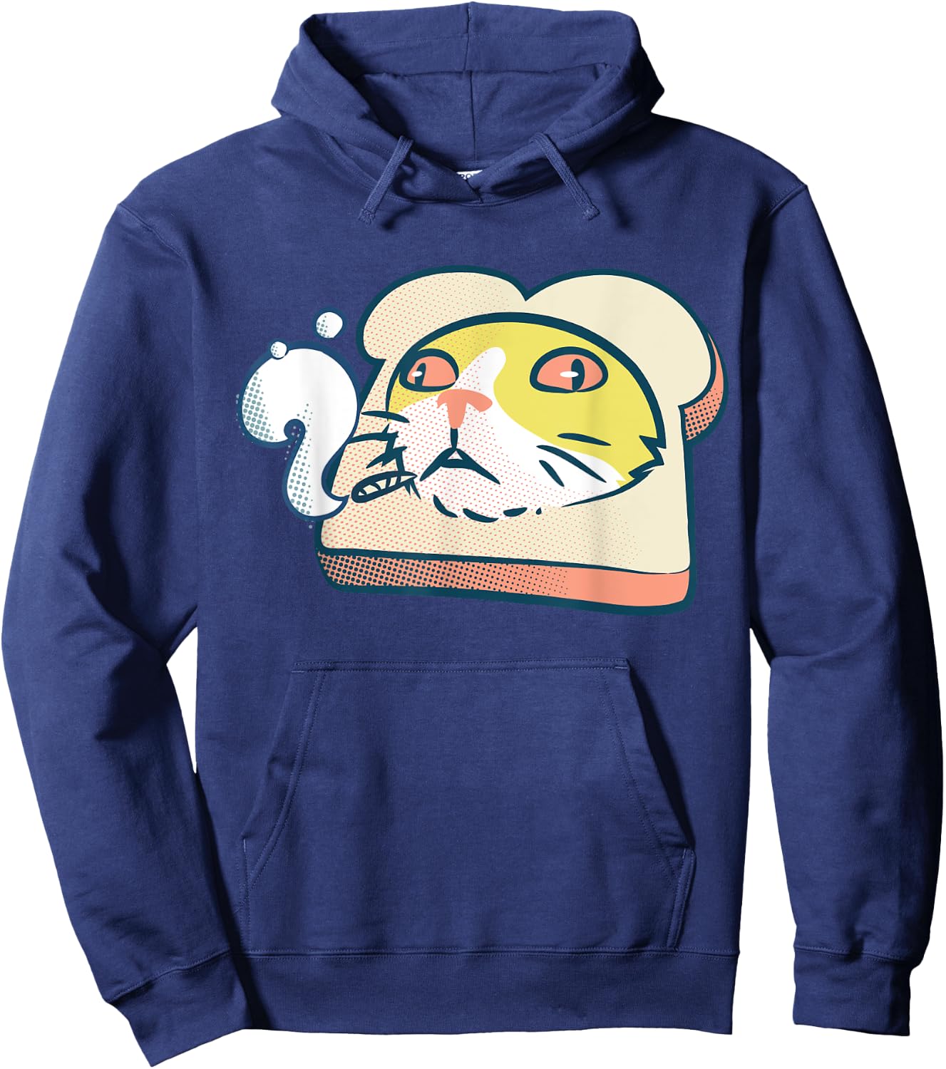 Cat in Bread Smoker Joint 420 Gift Weed Cannabis Women Hoodie - Hoodie | Navy