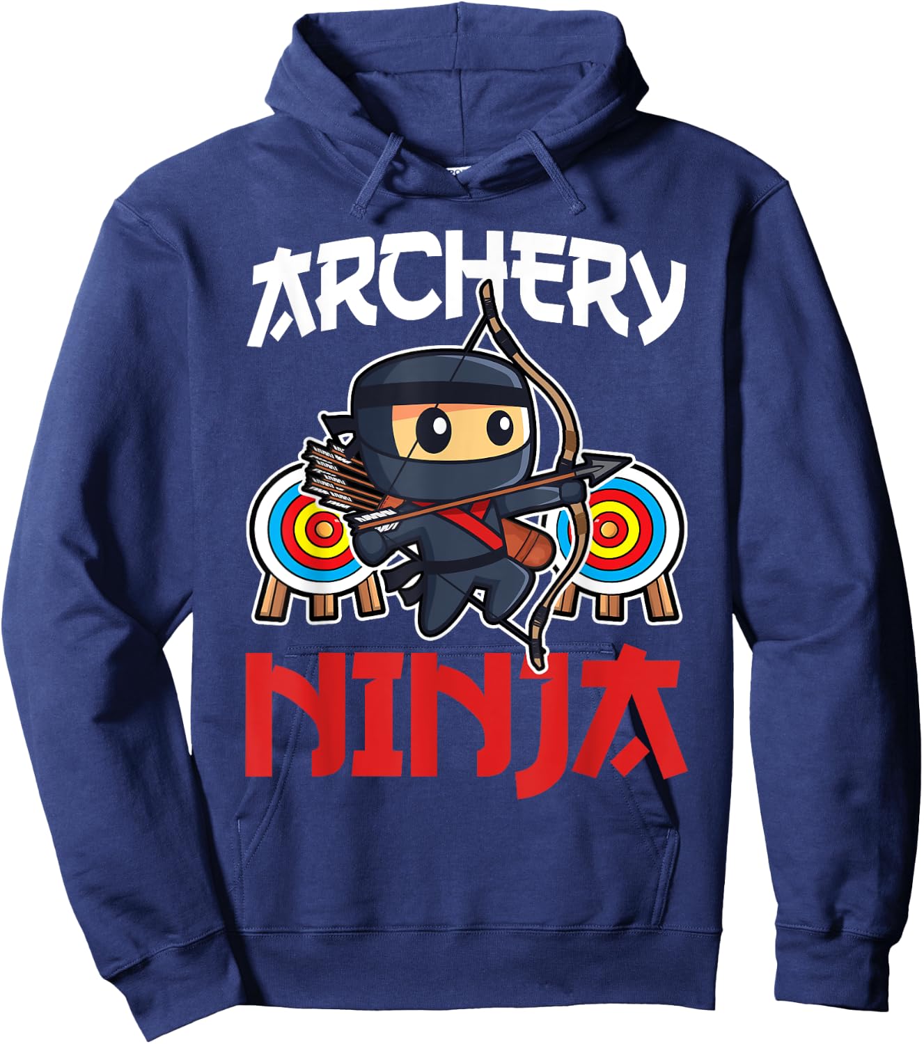 Archery Ninja For Archer Boys Kids Hoodie - Hoodie | Navy