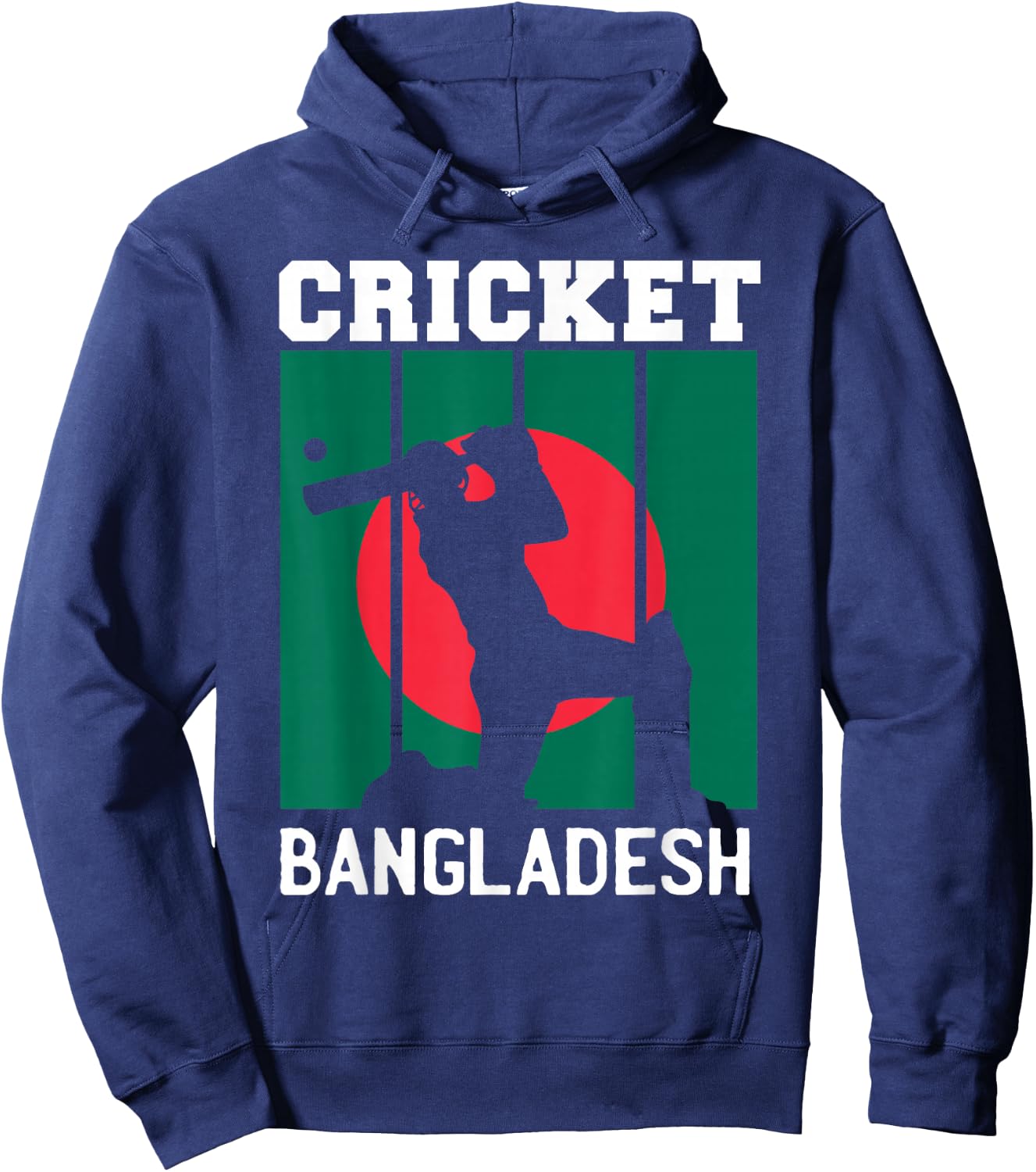 Bangladesh Flag Cricket 2024 Fans Player Coach Bangladeshi Hoodie - Hoodie | Navy