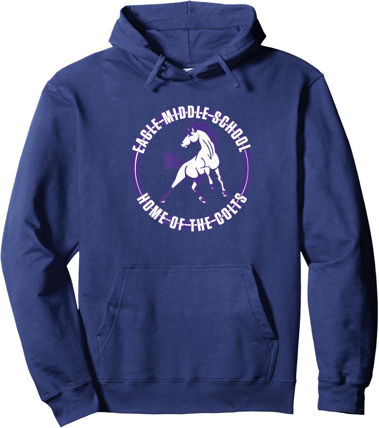 Eagle Middle School Hoodie - Hoodie | Navy