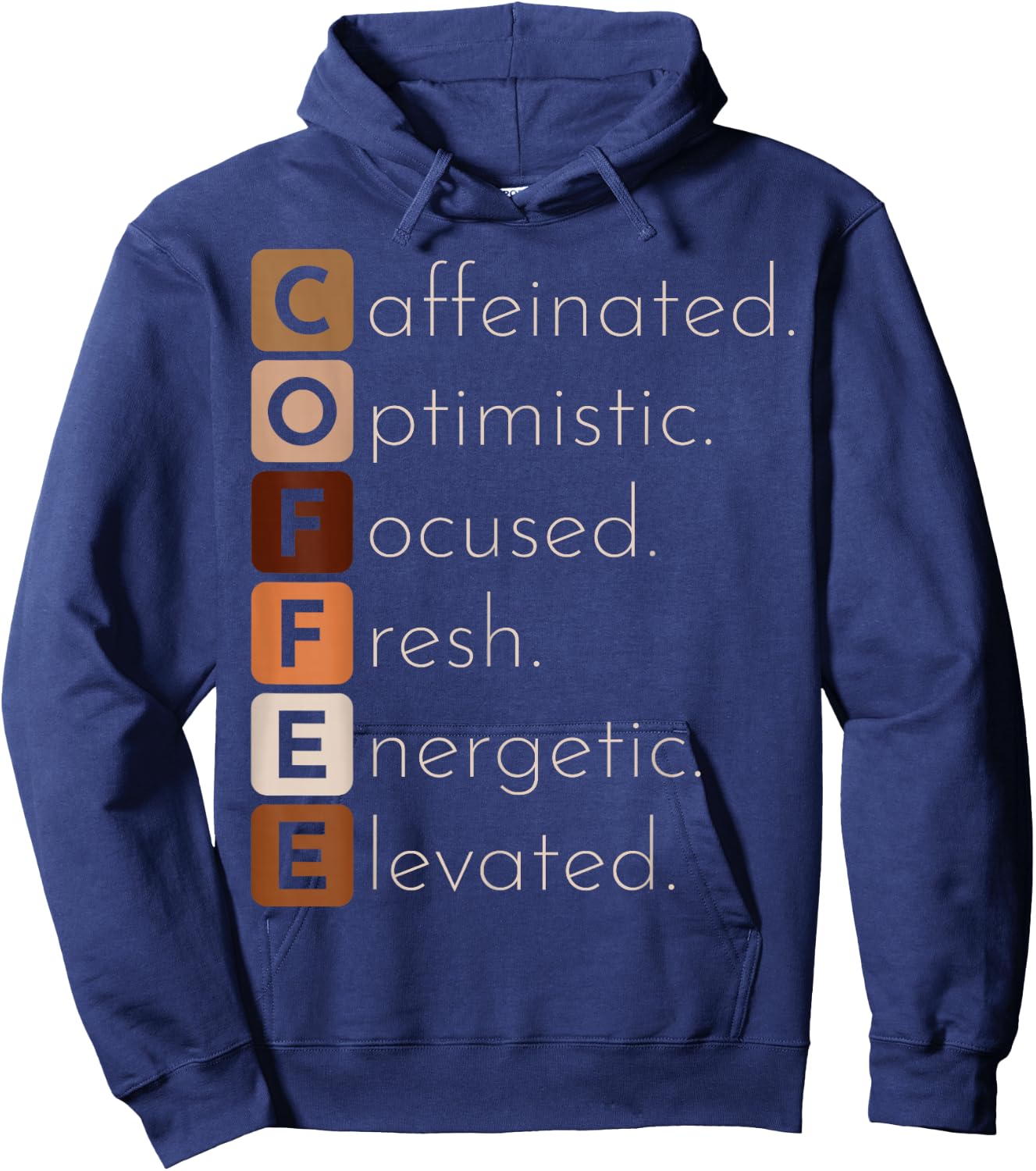 Funny Coffee Lover Hoodie - Hoodie | Navy