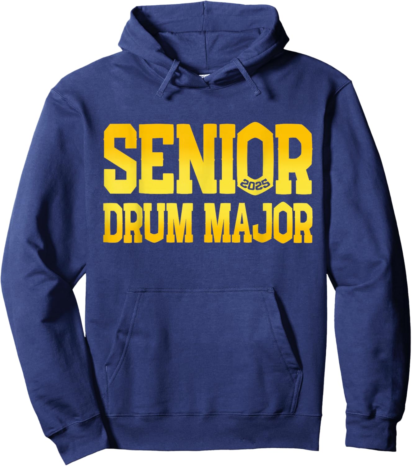 Senior 2025 Drum Major 2025 Class Of 2025 Hoodie - Hoodie | Navy