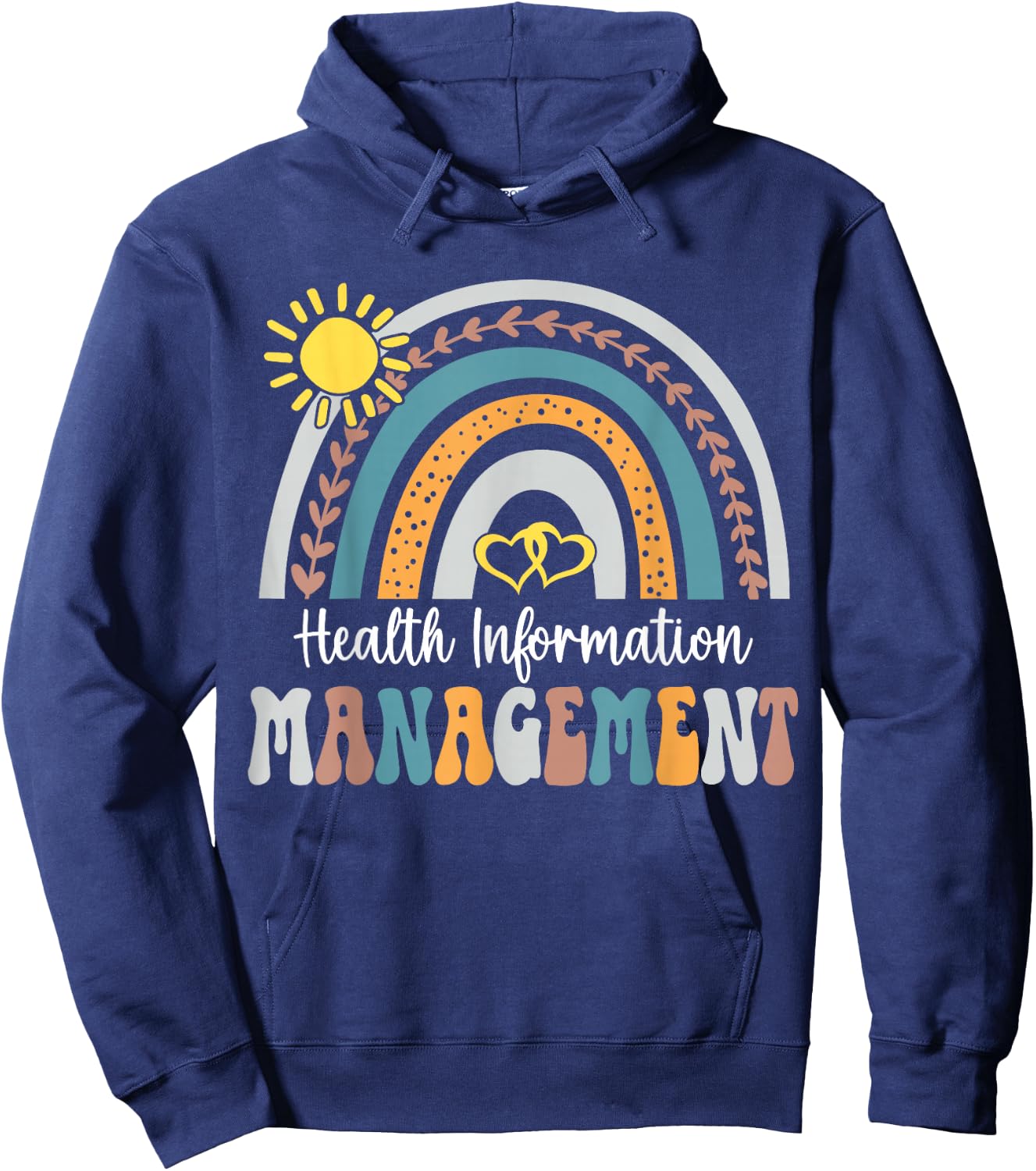 Health Information Management Supervisor Medical Records Hoodie - Hoodie | Navy