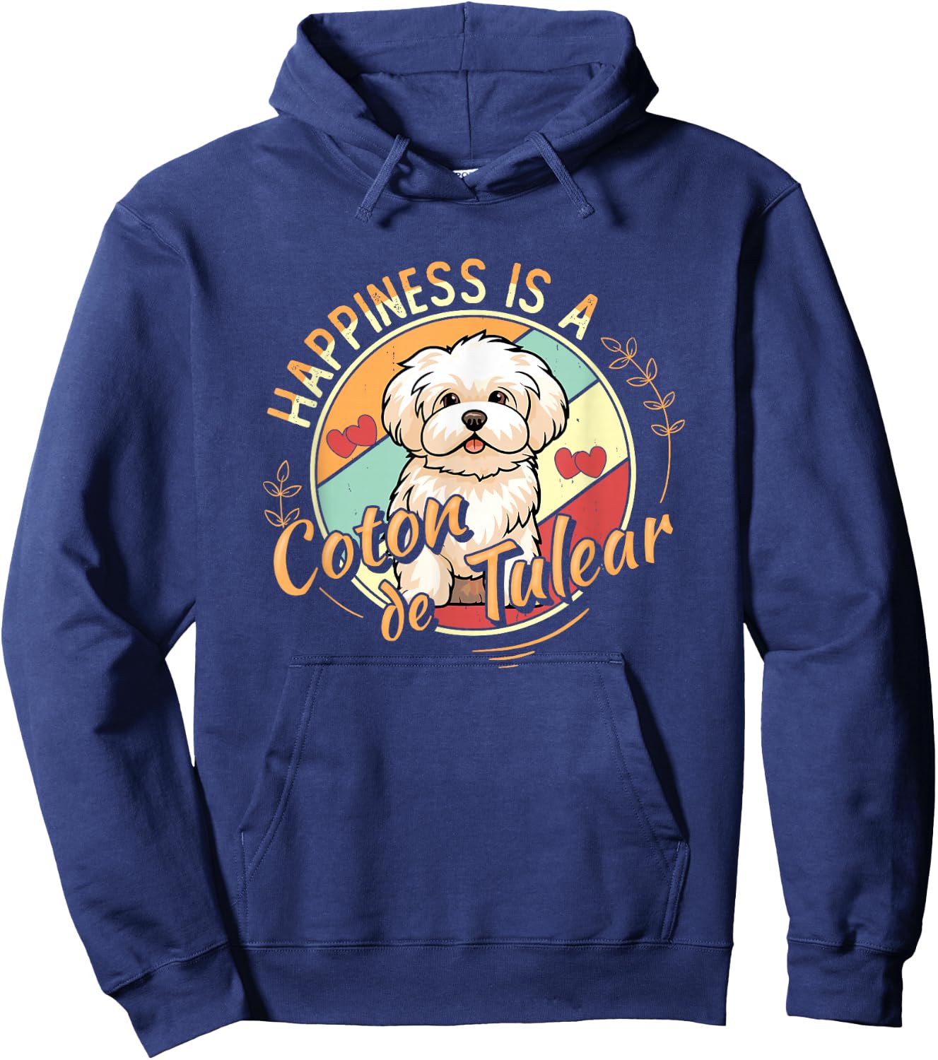 Funny Coton De Tulear Lover Dog Owner Coton De Tulear Hoodie - Hoodie | Navy