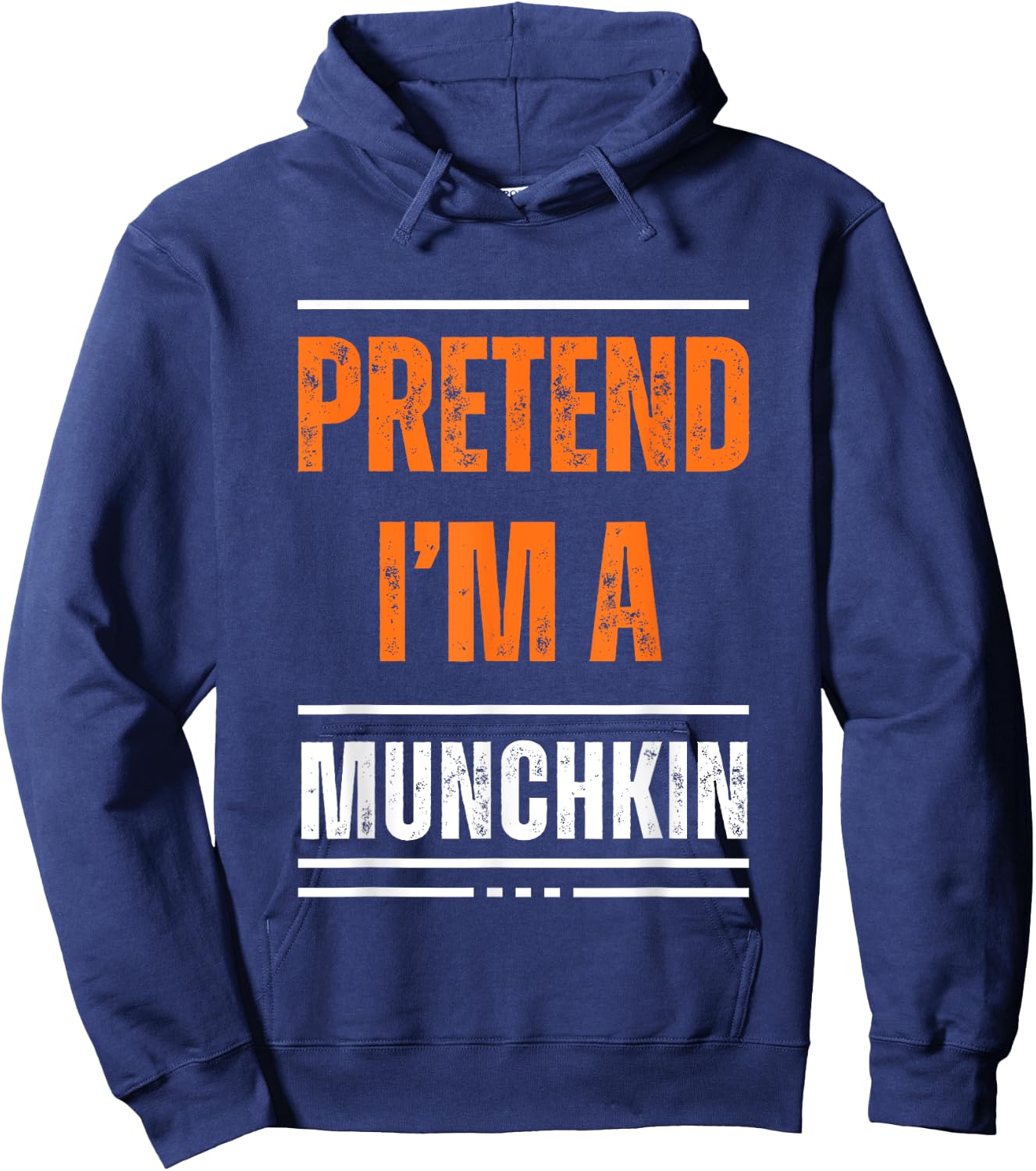 Pretend I'm A Munchkin Easy Cheap Matching Halloween Costume Hoodie - Hoodie | Navy