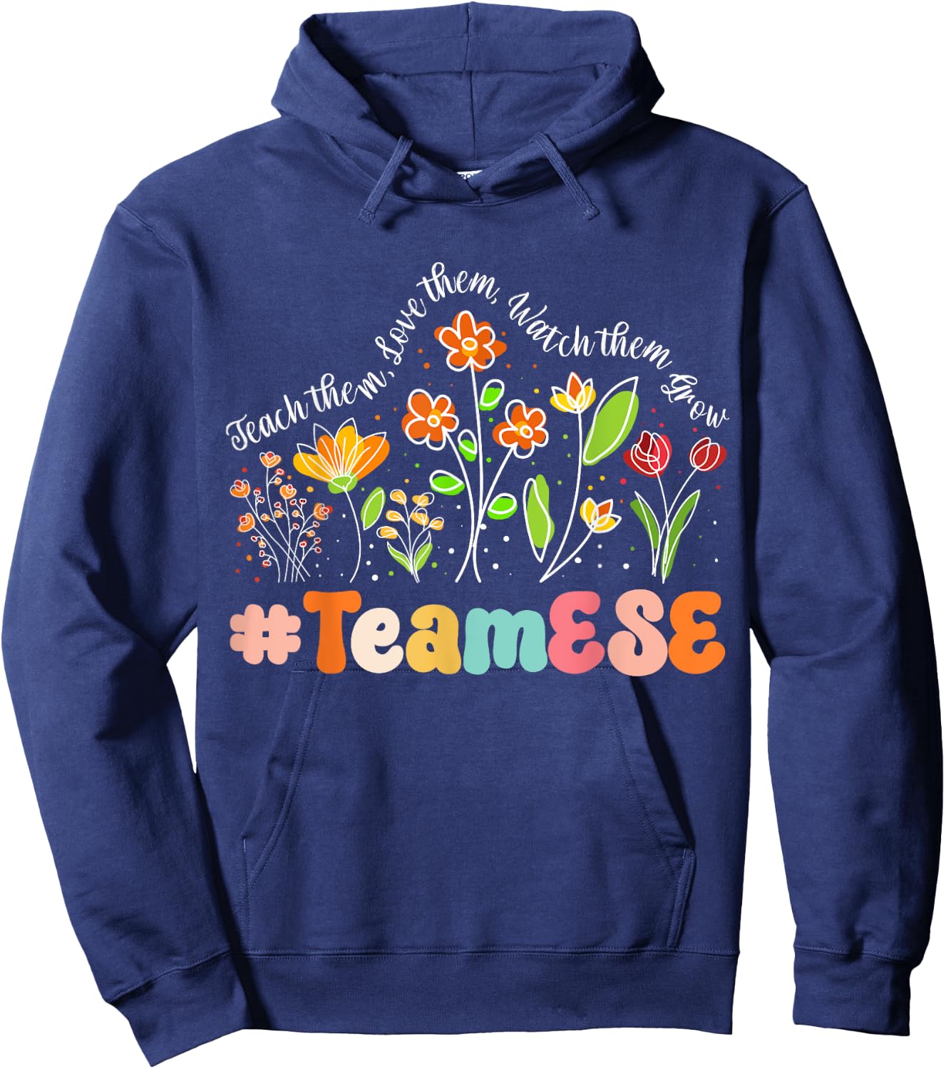 Team ESE Appreciation Week Teacher Back to School Men Women Girls Kids Hoodie - Hoodie | Navy