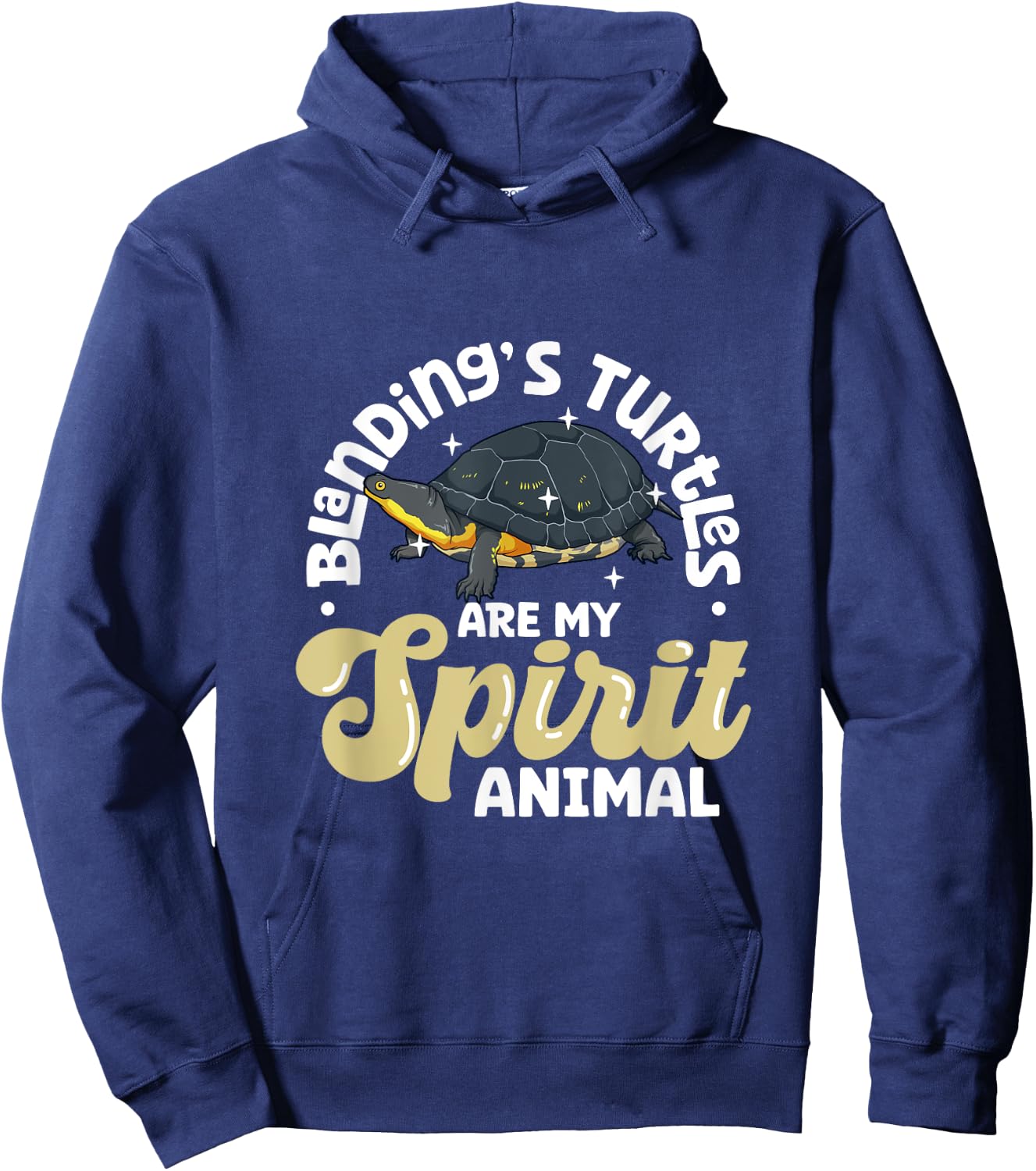 My spirit animal - Blanding's Turtle Hoodie - Hoodie | Navy