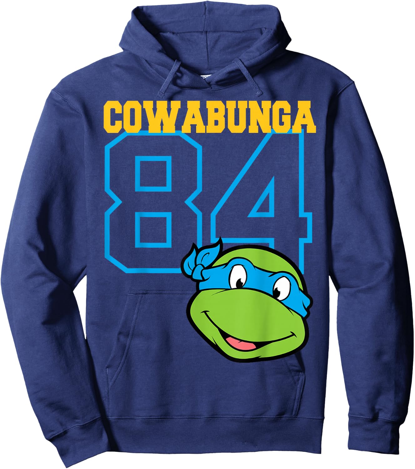 Teenage Mutant Ninja Turtles Leonardo Jersey Style Hoodie - Hoodie | Navy