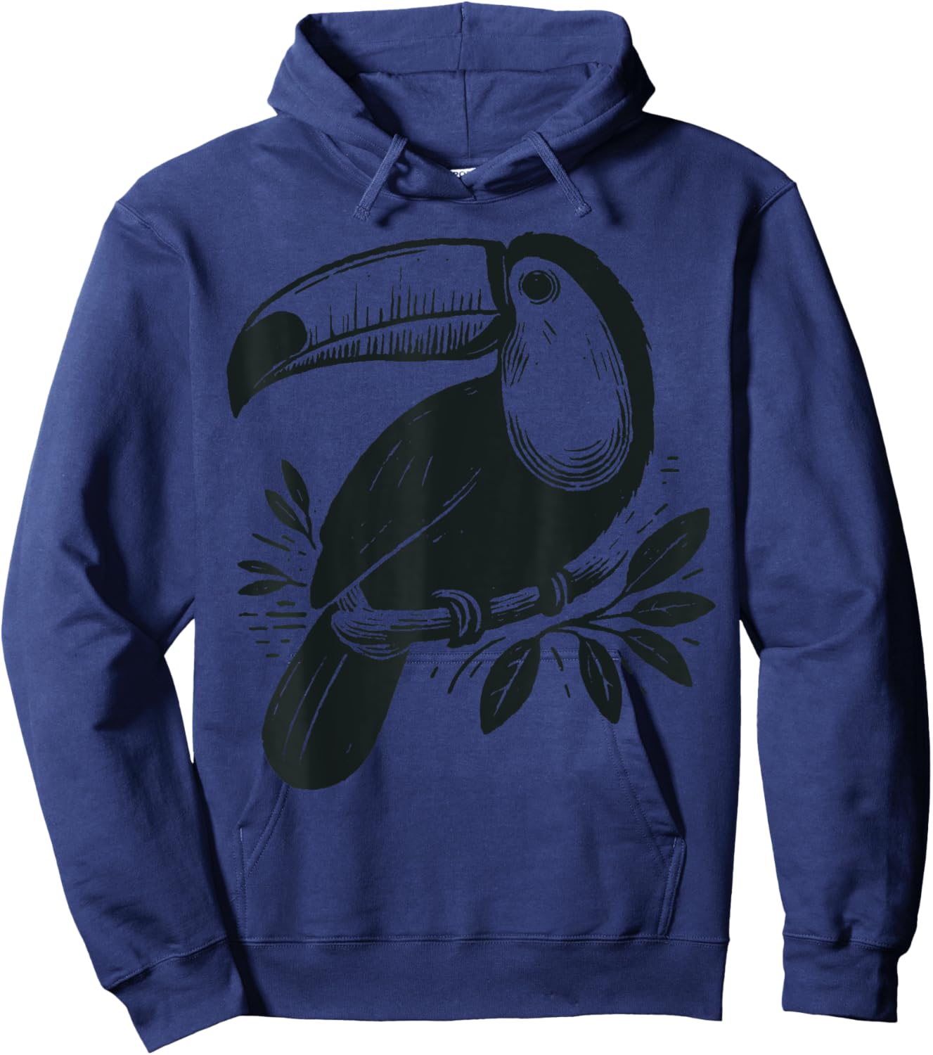 Toucan Bird Tropical Colorful Bird Summer Vacation Men Women Hoodie - Hoodie | Navy