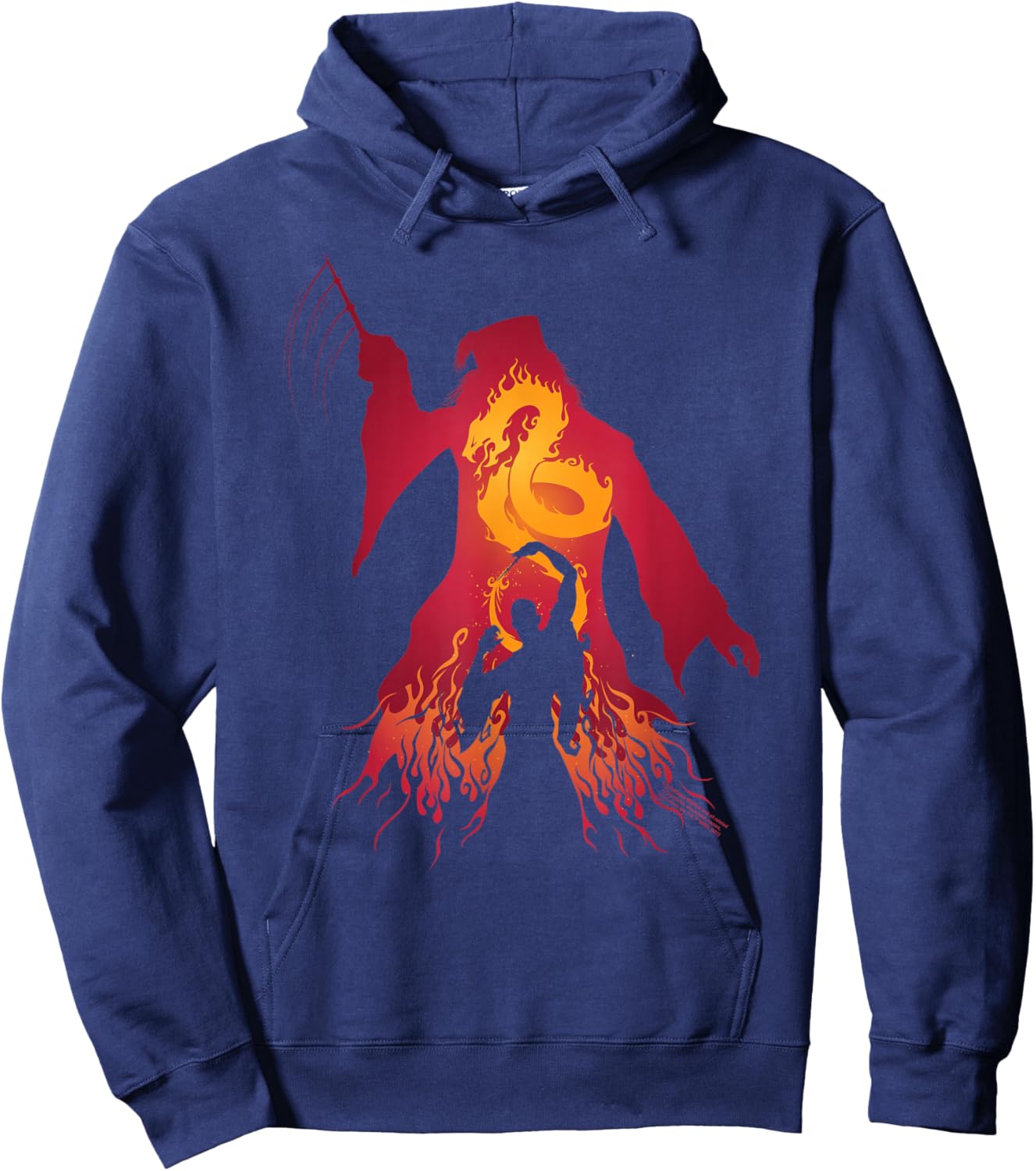 Harry Potter Fiery Dumbledore vs. Voldemort Hoodie - Hoodie | Navy