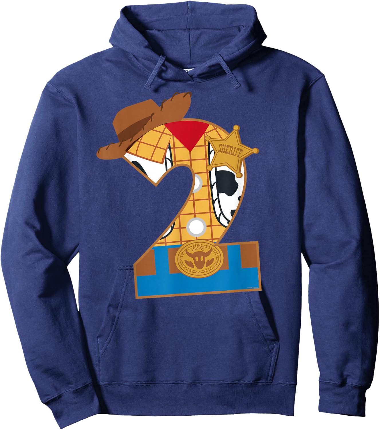 Disney and Pixar's Toy Story Second Birthday 2 Years Old Hoodie - Hoodie | Navy