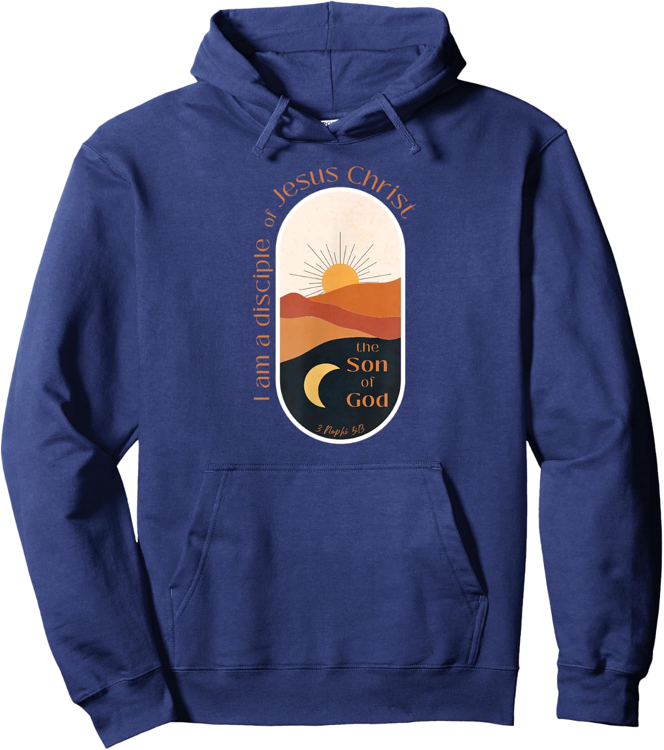 Disciple of Jesus Christ Youth Theme 3 Nephi Hoodie - Hoodie | Navy