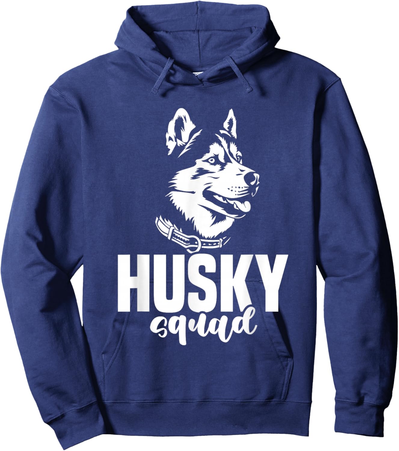 Husky Squad Lover Huskies Dog Owner Husky Hoodie - Hoodie | Navy
