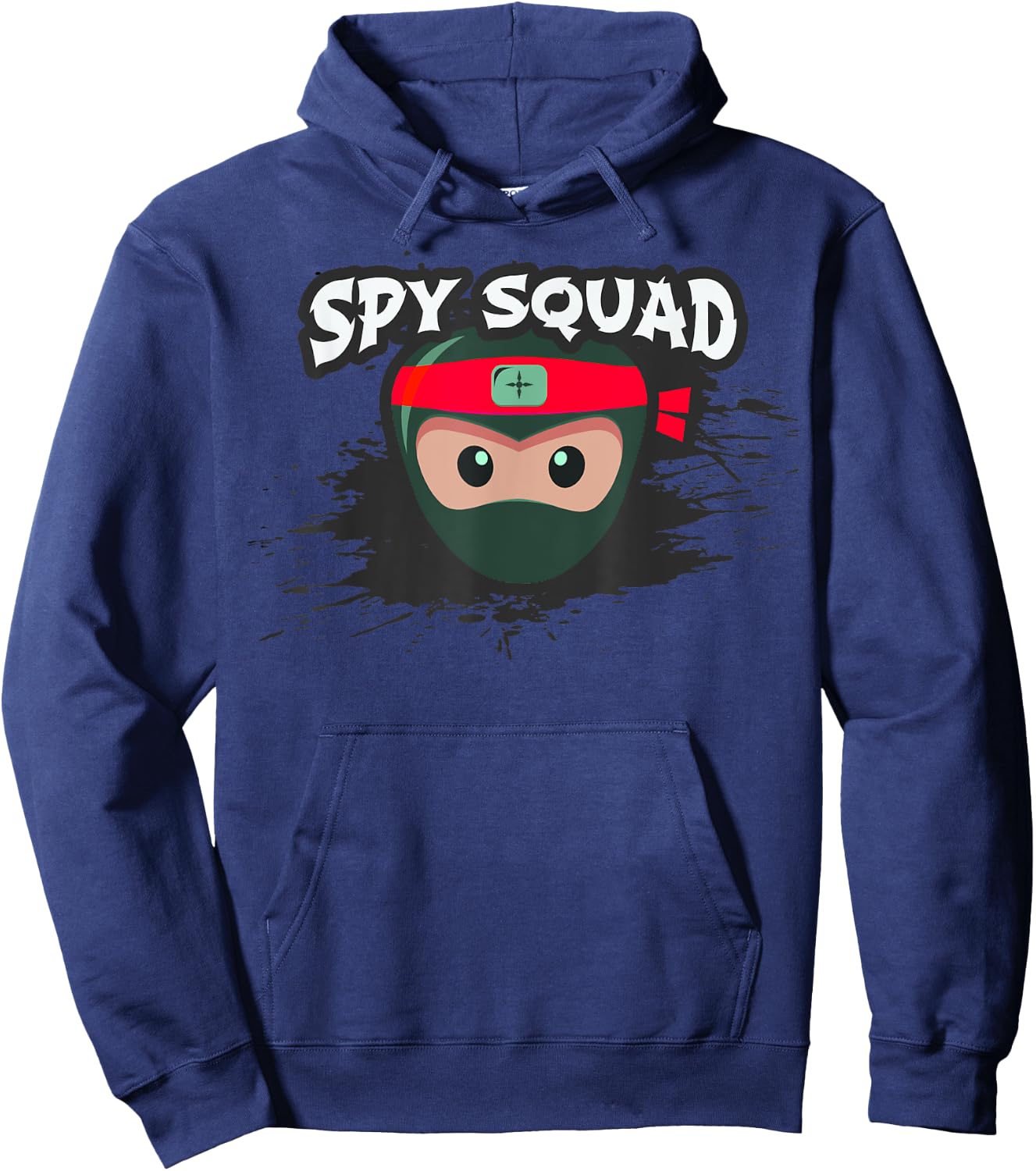 SPY SQUAD Kids Covert Operation Ninja Crew Funny Birthday Hoodie - Hoodie | Navy