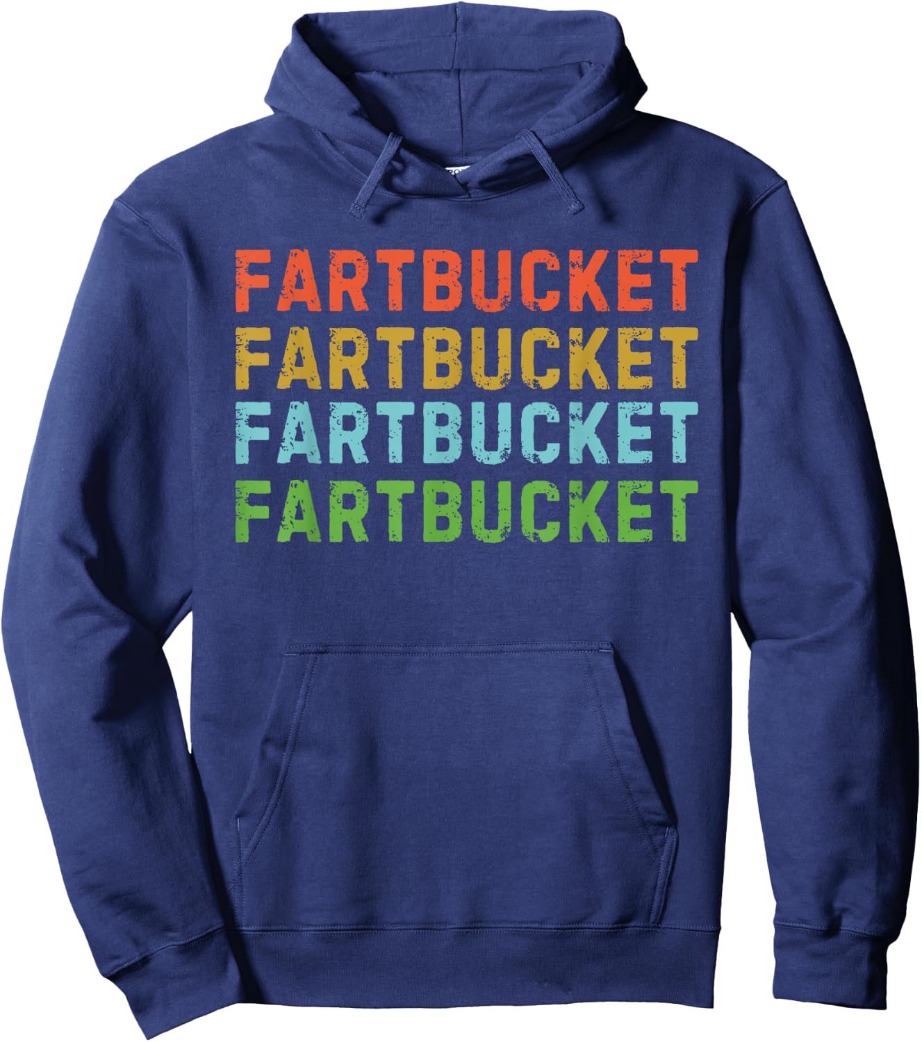 Fartbucket Fart Bucket Funny Fart Joke Farting Joke Meme Pun Hoodie - Hoodie | Navy