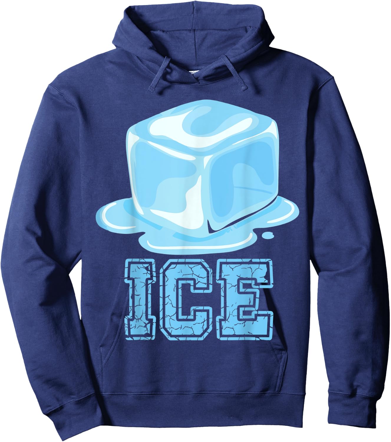 Fire and Ice matching Halloween costume for couples teens Hoodie - Hoodie | Navy