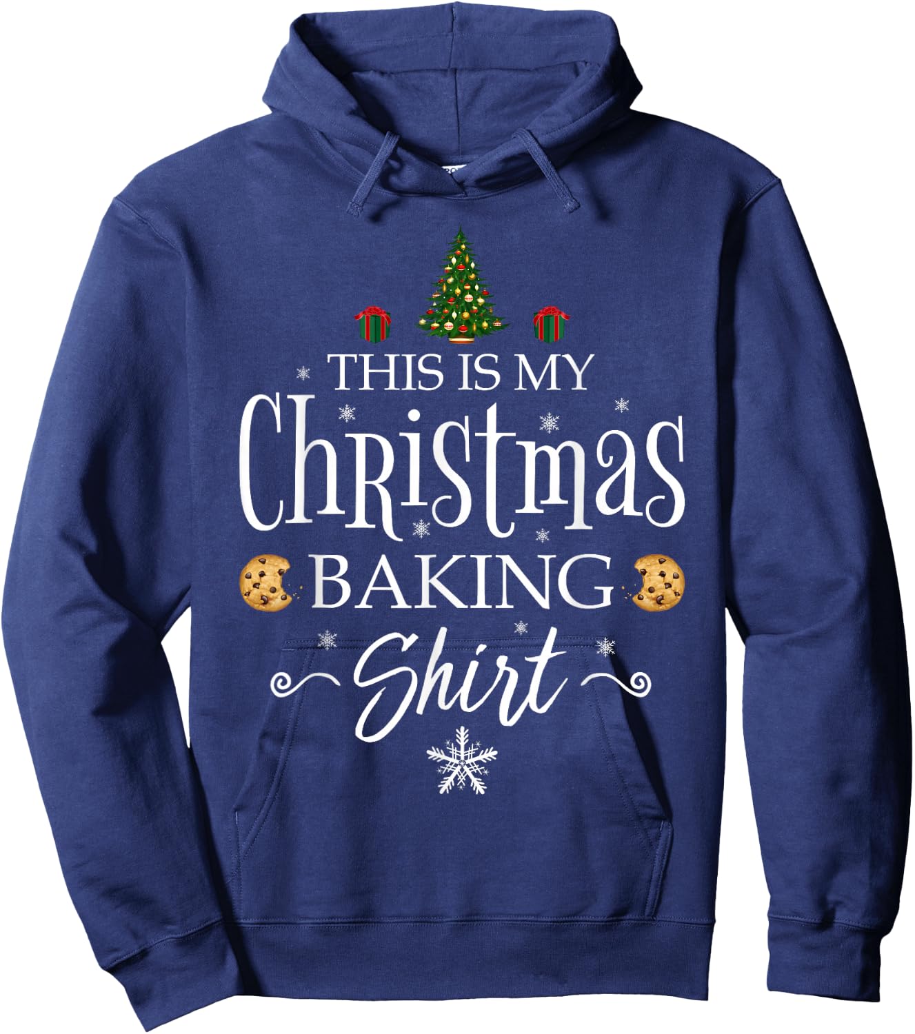 This Is My Christmas Baking Shirt Funny Baker Gift Hoodie - Hoodie | Navy