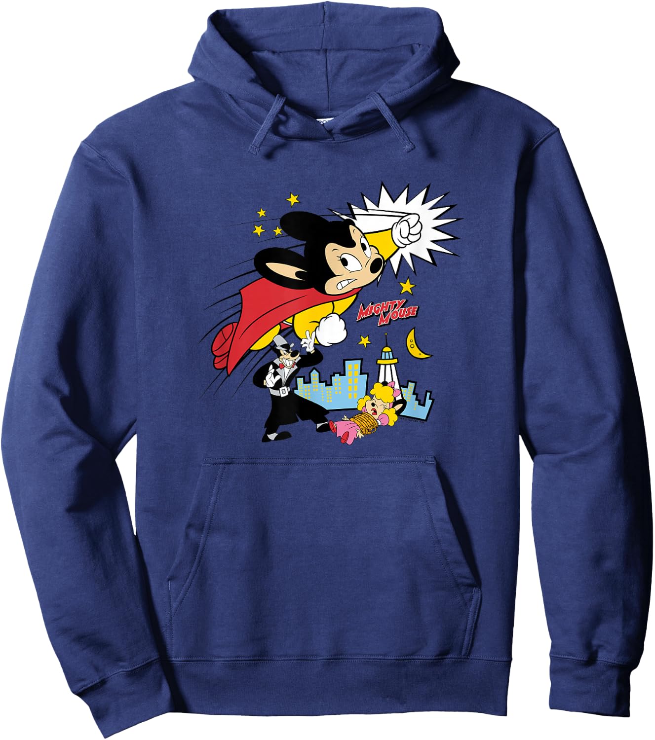 Mighty Mouse - Mighty Fight Hoodie - Hoodie | Navy