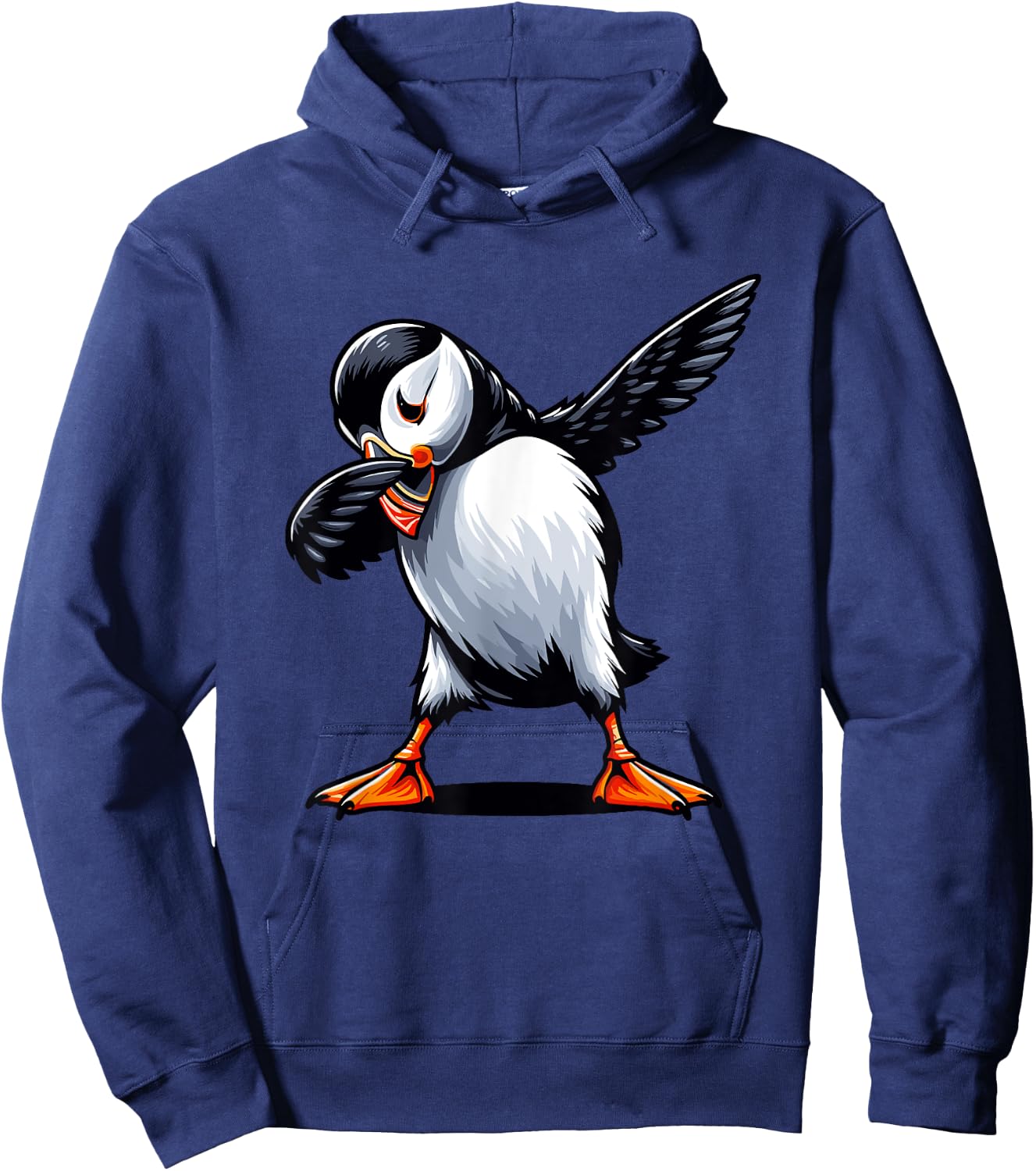 Puffin | Kids Puffin Bird & Cute Dabbing Puffin Hoodie - Hoodie | Navy